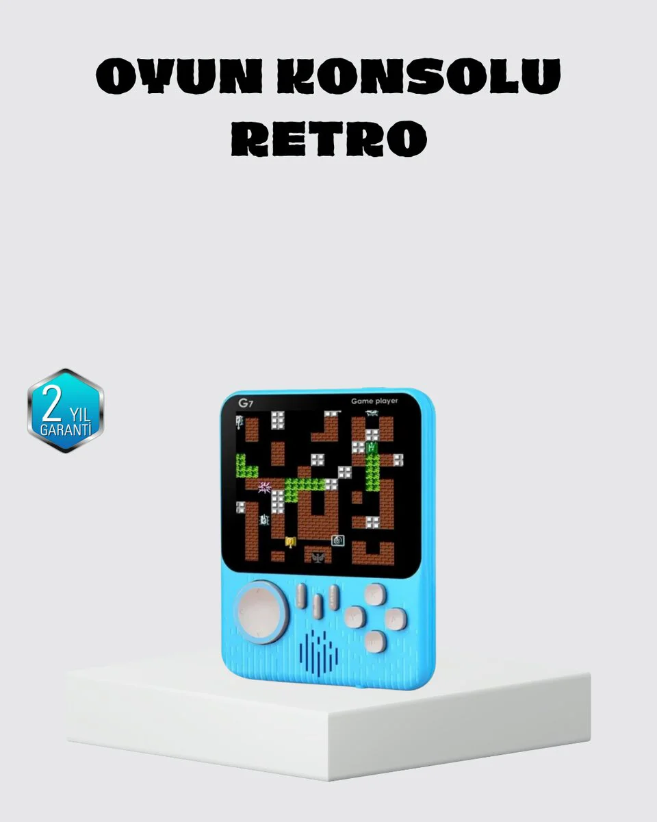666 Oyunlu Retro Mini Oyun Konsolu – 3.5" LCD Ekran ve Çift Kişilik Oyun Deneyimi