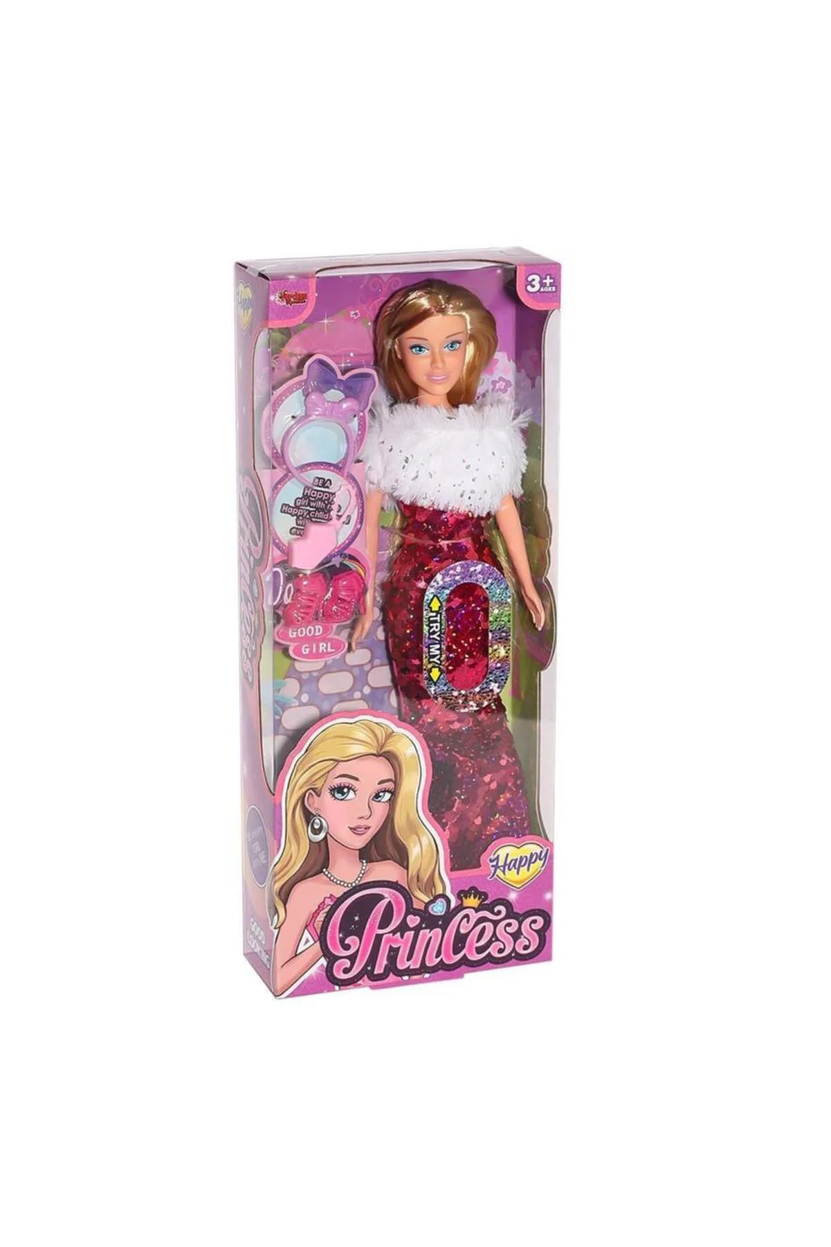 66772/66773 - RENK DEĞİŞTİREN PARLAK ELBİSELİ BEBE (Lisinya)