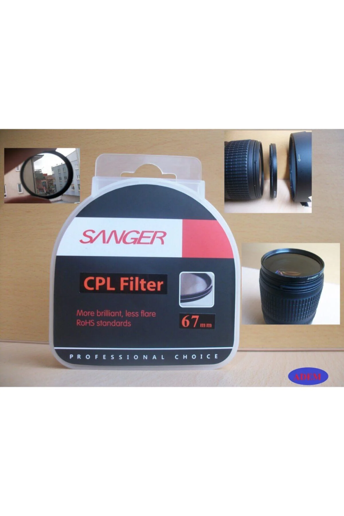 67 Mm Cpl Polarize Filtre