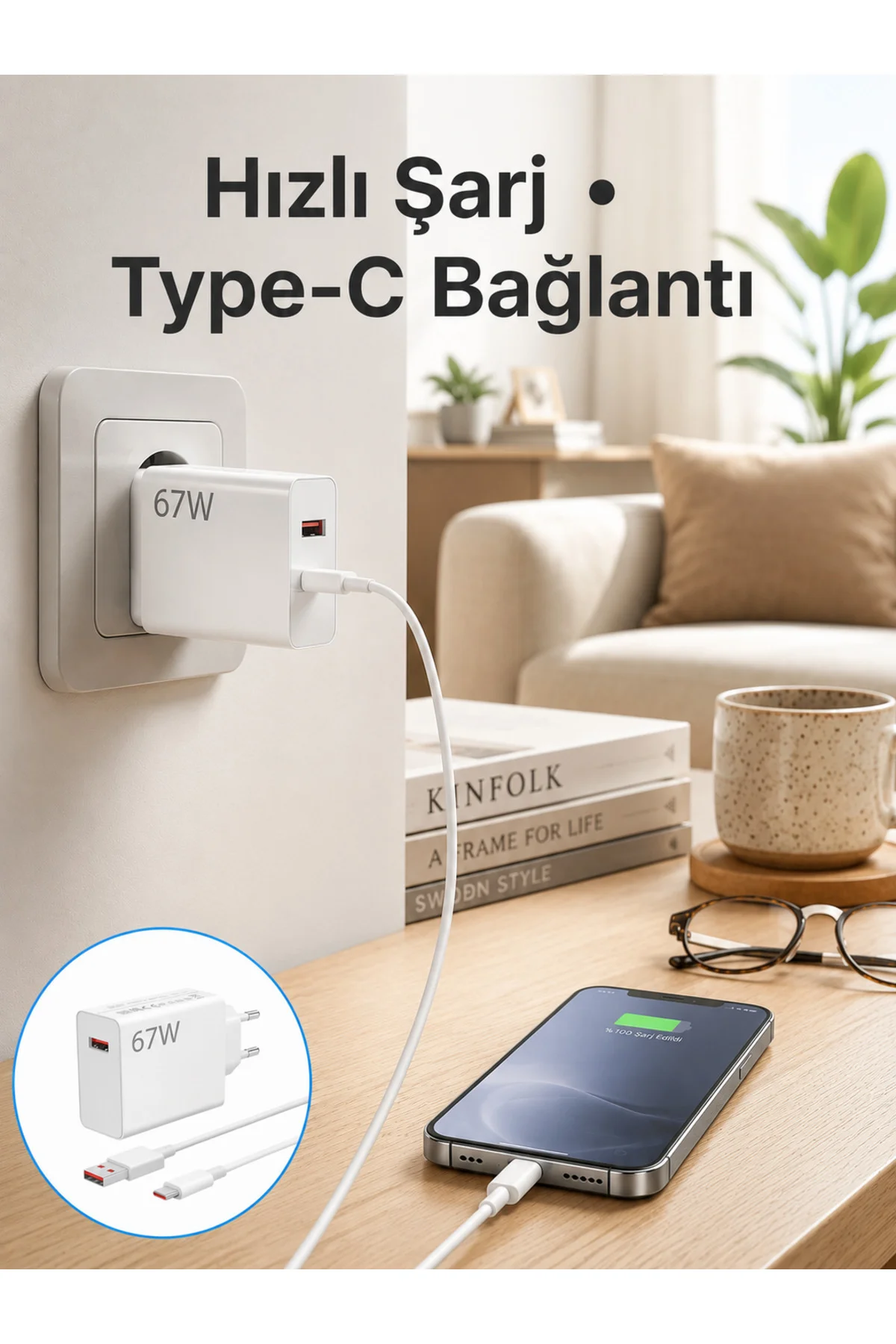 67 Watt Hızlı Şarj Aleti Poco F2 F3 F4 Uyumlu Yeni Nesil 67 Watt Hızlı Şarj Aleti Poco F2 F3 F4 Uyumlu Yeni Nesil