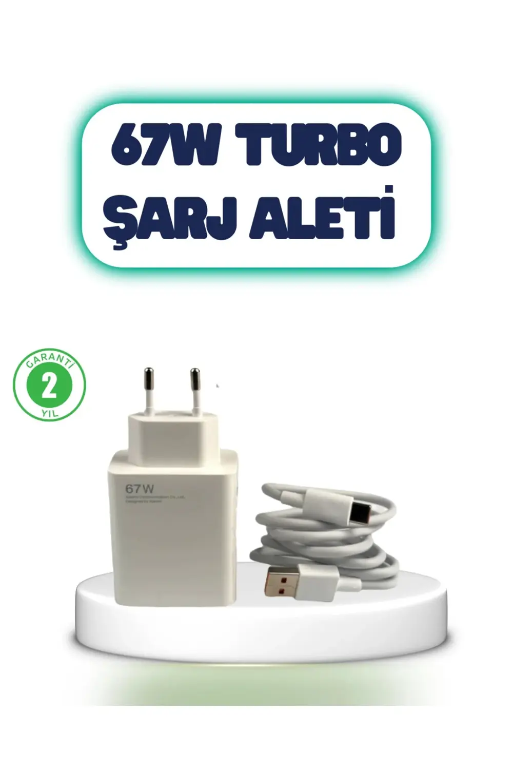 67 Watt Hızlı Şarj Aleti Poco F2 F3 F4 Uyumlu