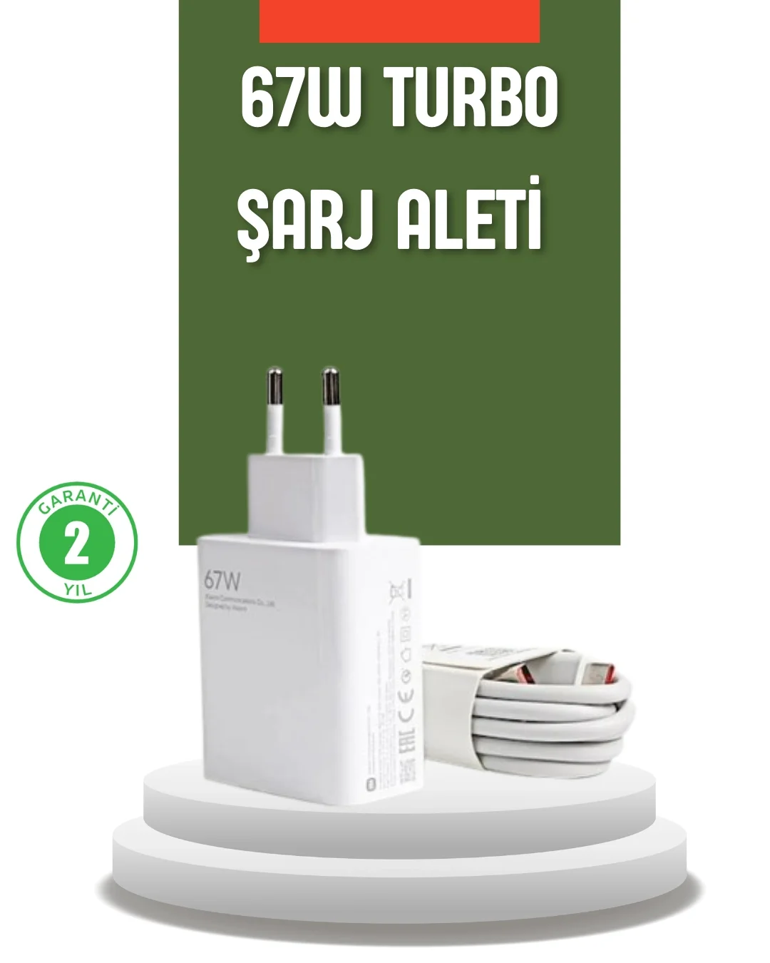 67 Watt Turbo Şarj Cihazı Redmi Note 10 11 12 Uyumlu