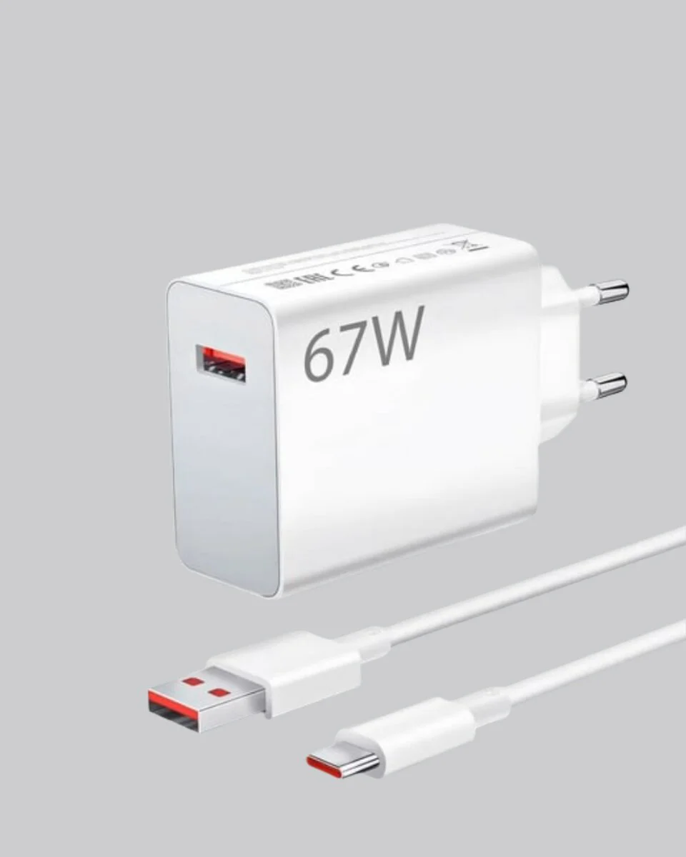 67 Watt Turbo Type C Şarj Adaptörü - Poco X3 X4 X5 Pro Uyumlu, Hızlı ve Güvenli Şarj Çözümü