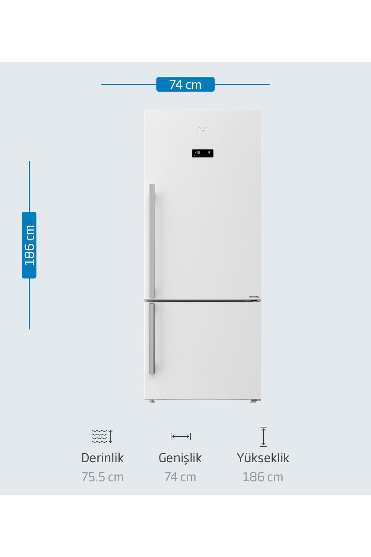 Beko 674532 Eb No Frost Buzdolabi 532 L