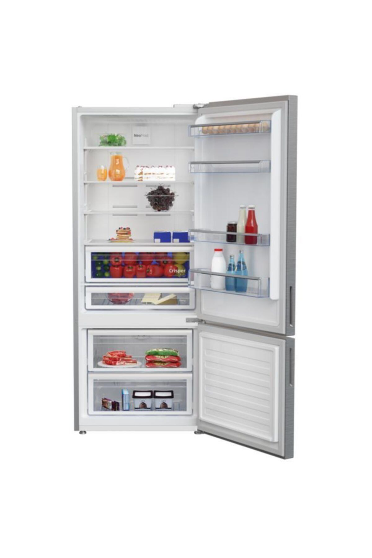 Beko 674581 Ei E Enerji 580 Lt Leke Tutmayan İnox Buzdolabi