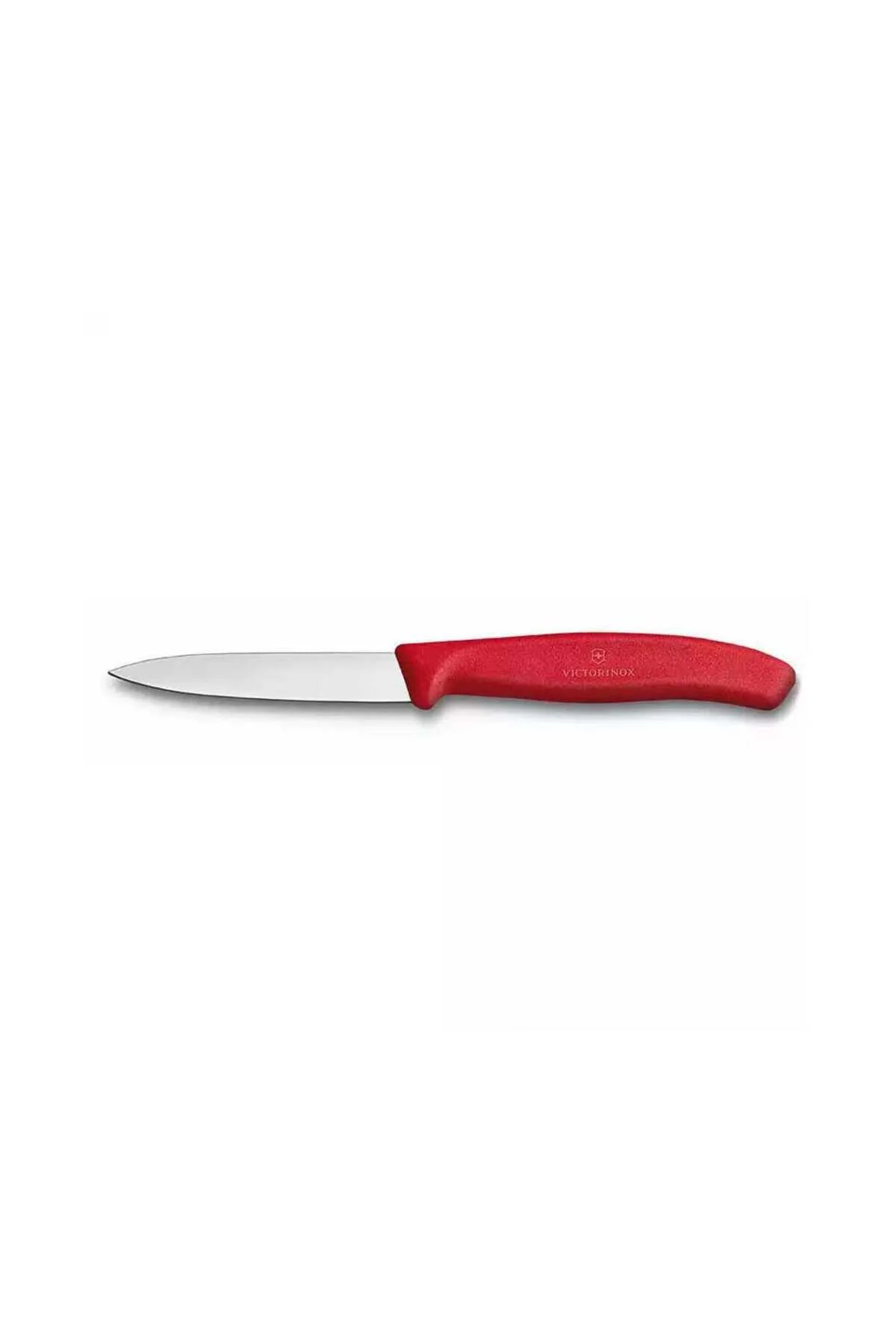 6.7601 8cm Kırmızı Düz Soyma Bıçağı