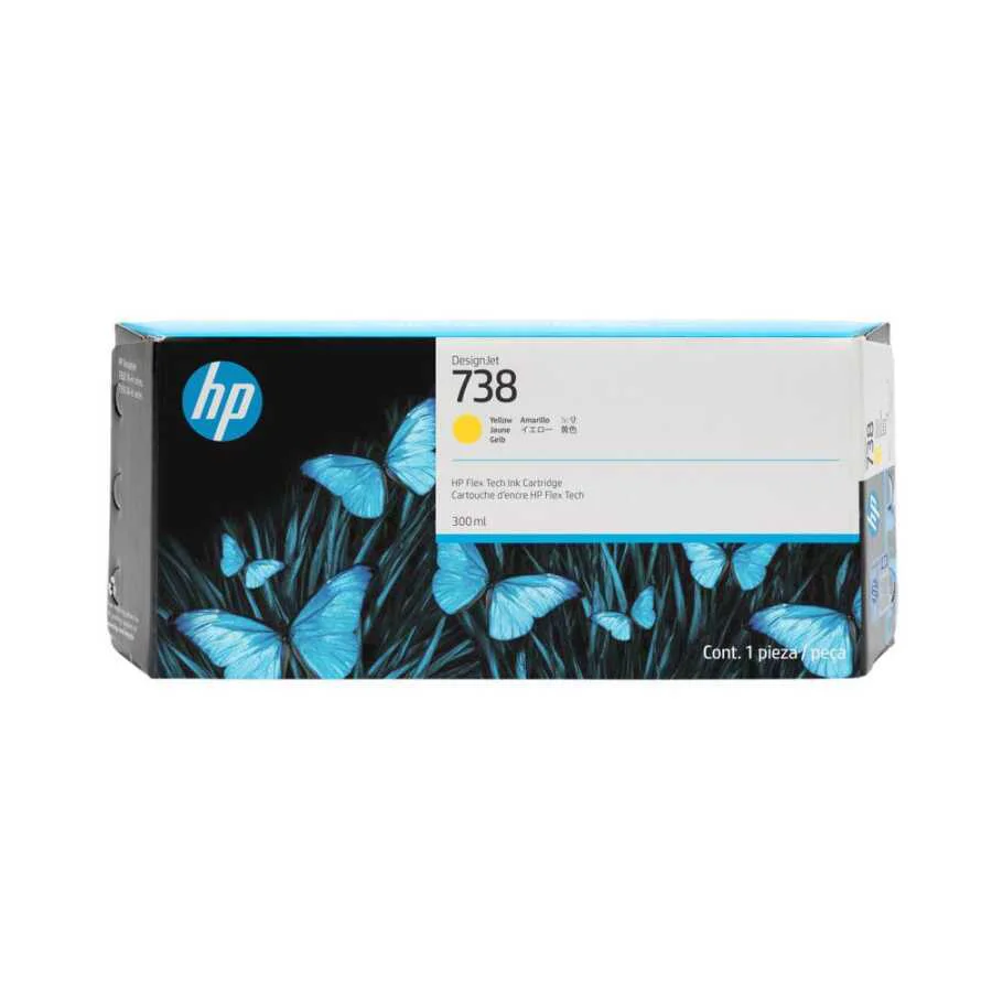 676M8A (738) 300 ML SARI/YELLOW DESIGNJET INK CARTRIDGE
