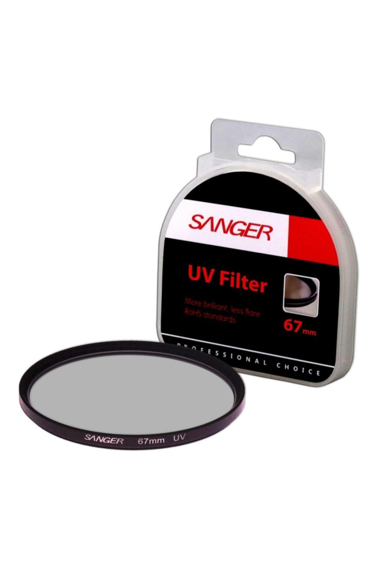 Sanger 67Mm Uv Filtre, 67 Mm Ultraviole İşık Engelleyici Filtre