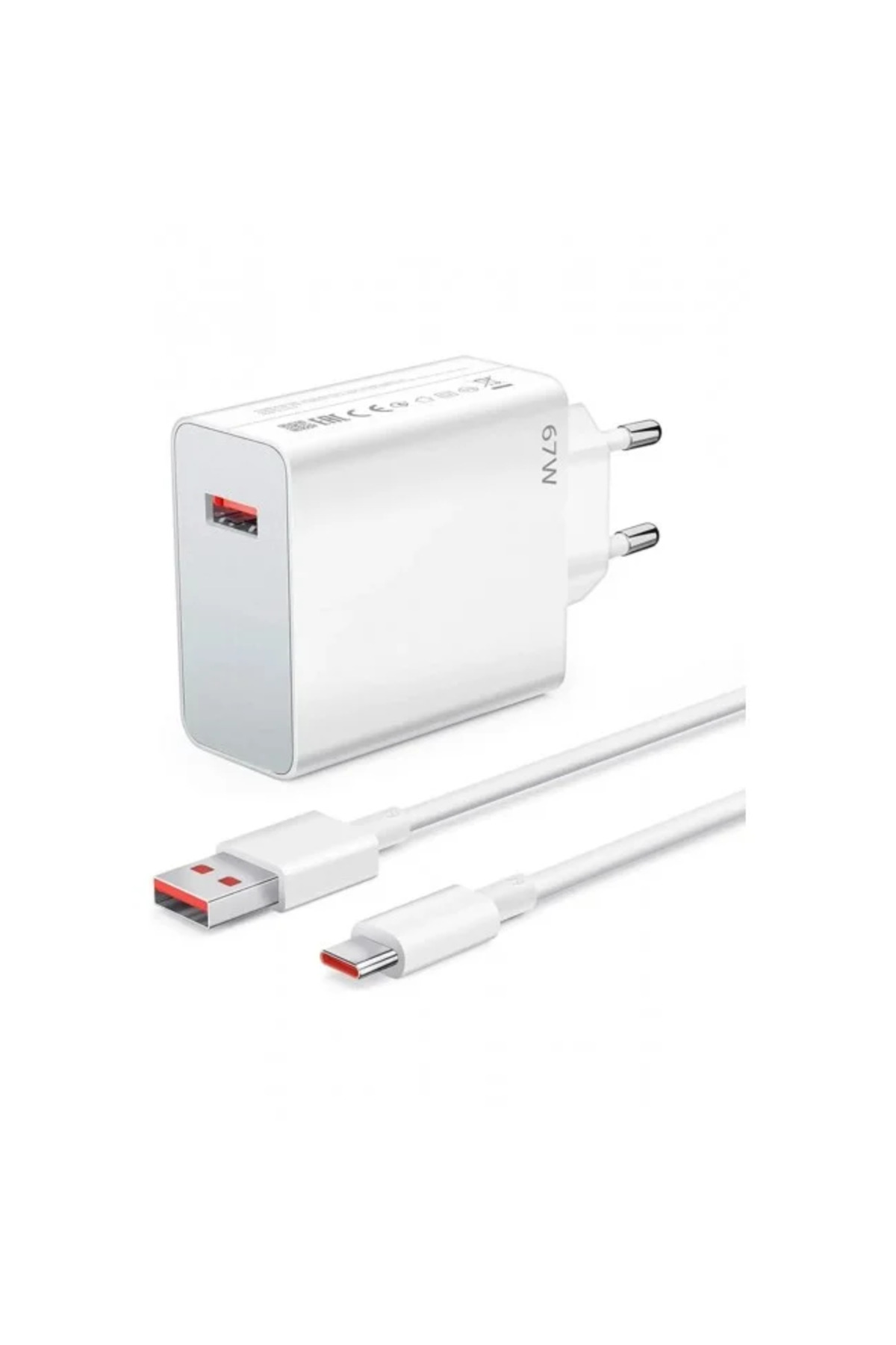 Pmr 67W Gan Redmi Note 10 Pro 5G İle Uyumlu Turbo Şarj Adaptörü Ve 6A