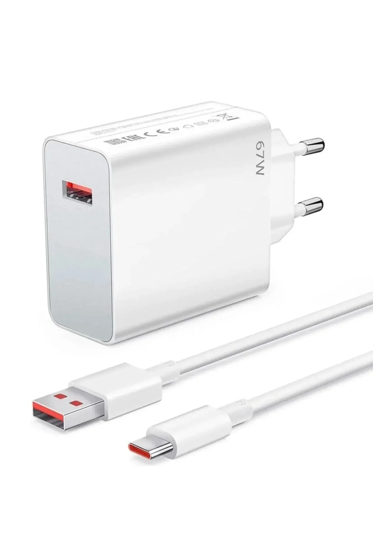 67W Hızlı Şarj Adaptörü USB to Type-C – PD Destekli, Akıllı Hızlı Şarj Başlığı, Güvenli Güç Adaptörü 67W Hızlı Şarj Adaptörü USB to Type-C – PD Destekli, Akıllı Hızlı Şarj Başlığı, Güvenli Güç Adaptörü