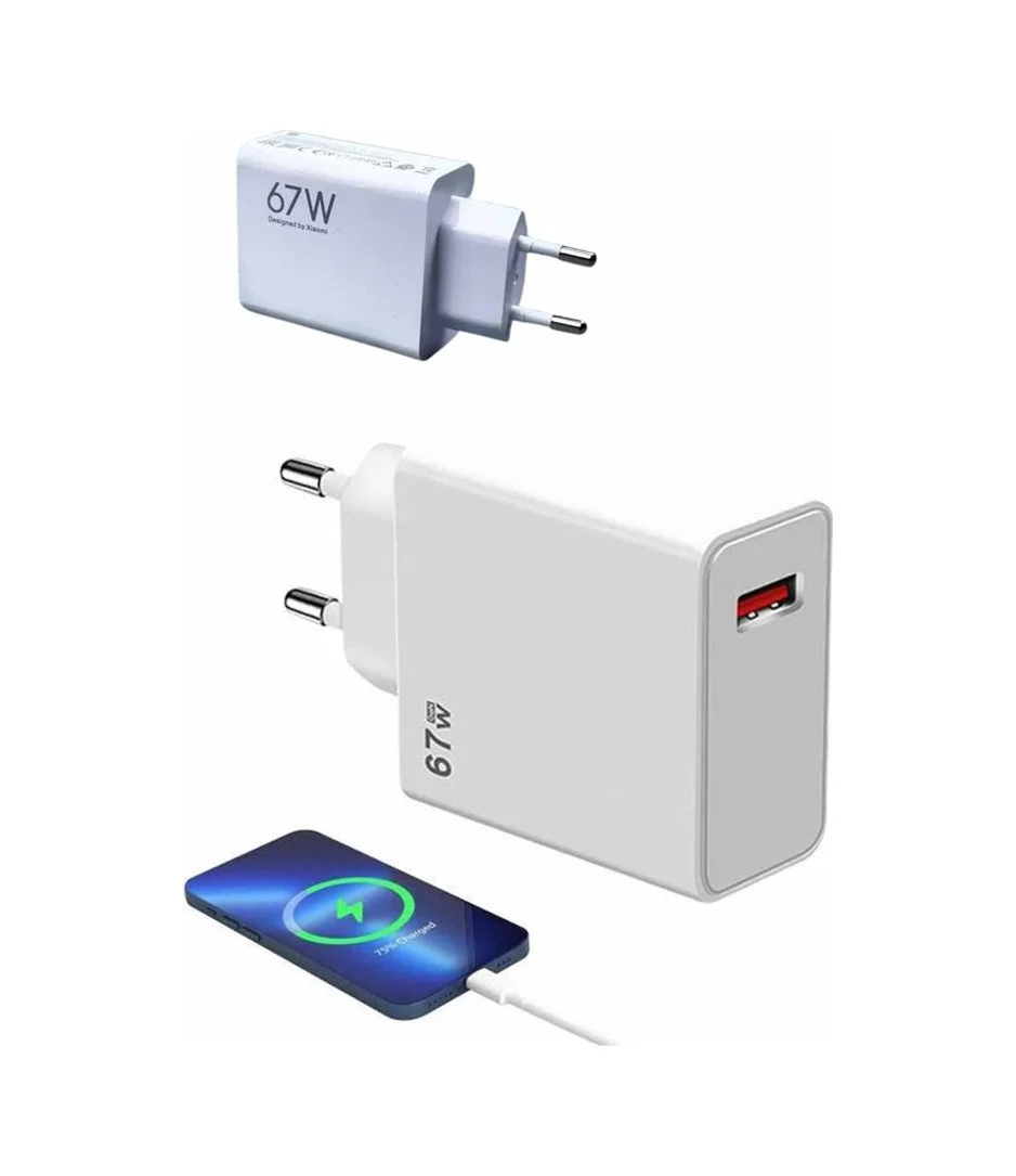 67w Hızlı Şarj Yüksek Voltaj Korumalı Type C Şarj Adaptörü - Lisinya