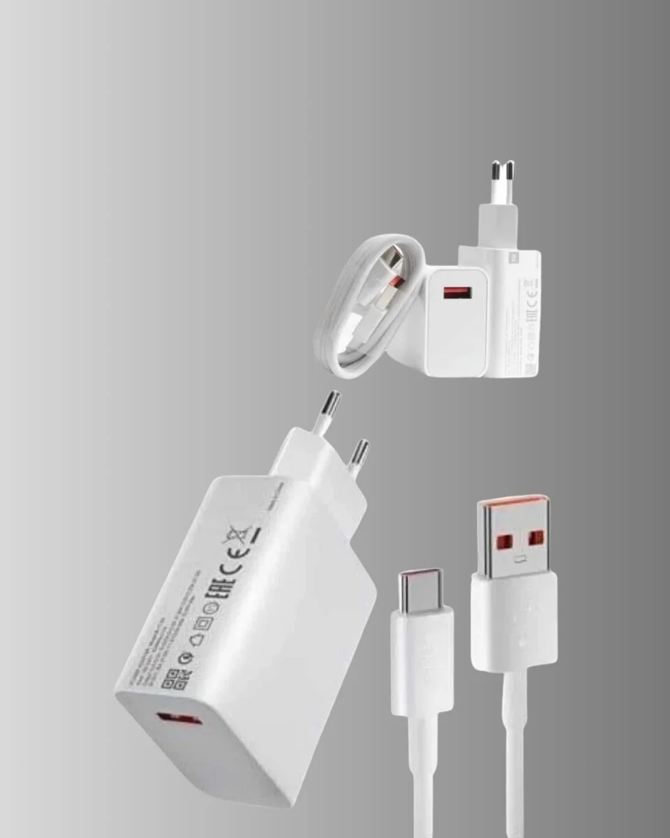 67W Süper Hızlı Şarj Adaptörü ve Kablo Seti – Turbo Şarj, Güvenli ve Kompakt Tasarım