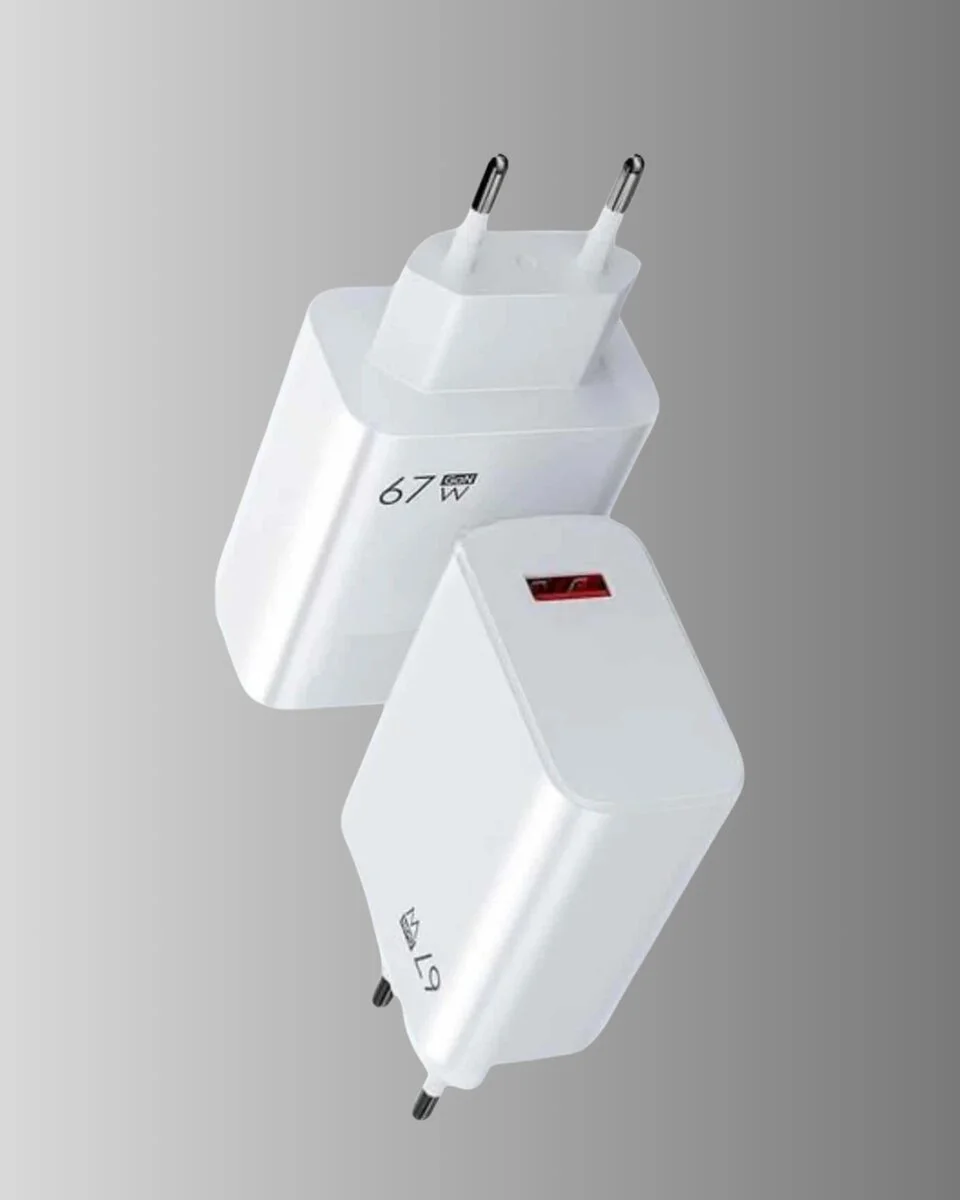 67W Süper Hızlı Şarj Adaptörü ve Kablo Seti – Turbo Şarj, Güvenli ve Kompakt Tasarım