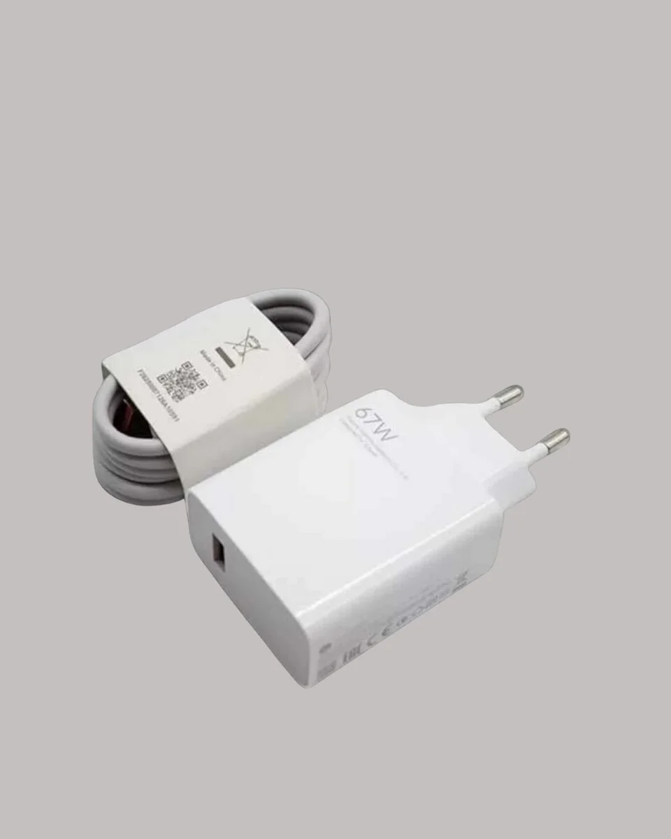 67W Turbo Hızlı Şarj Adaptörü ve Type-C Kablo Seti - Turbo Şarj, Akıllı Koruma, Taşınabilir