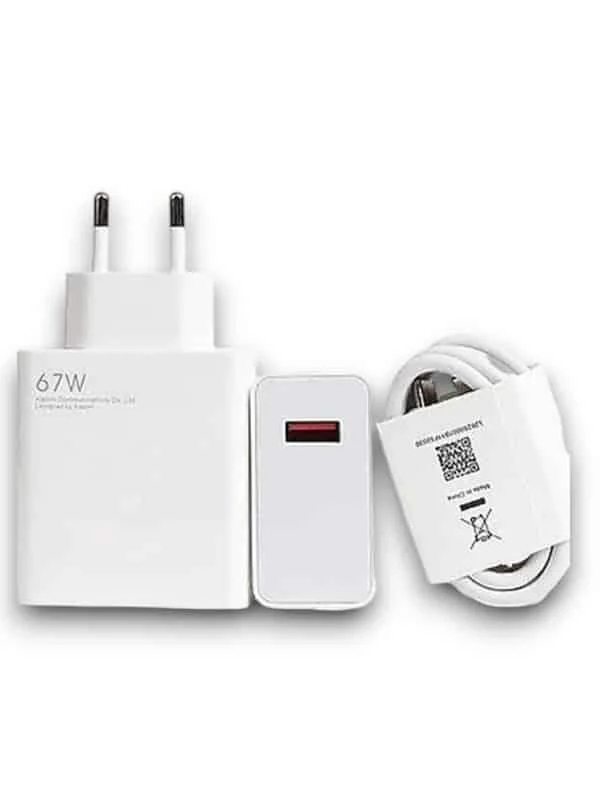 67W Turbo Hızlı Şarj Aleti - USB‑C Adaptör ve Kablosu