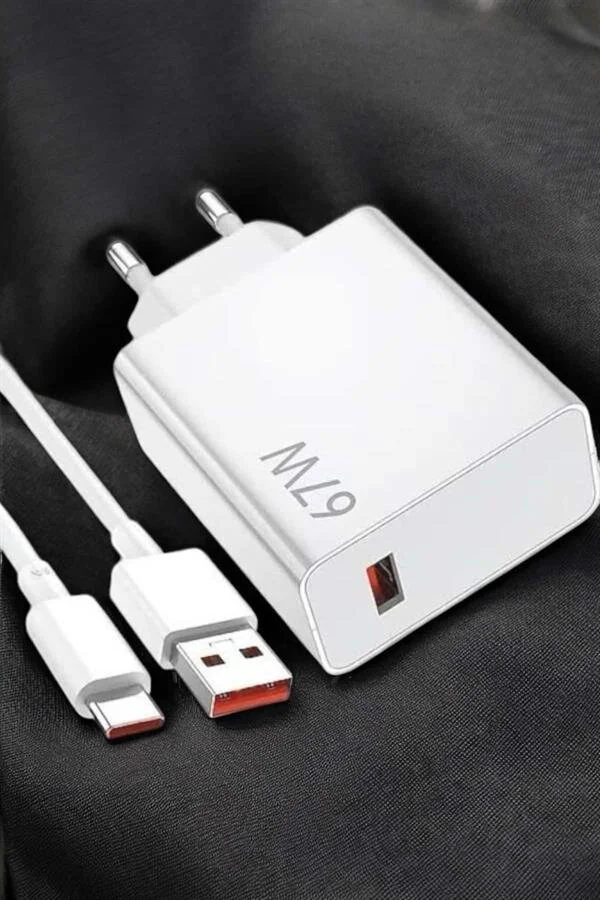 67W Turbo Hızlı Type-C Şarj Aleti - Turbo Şarj, 67W Adaptör, Hızlı Şarj Çözümü