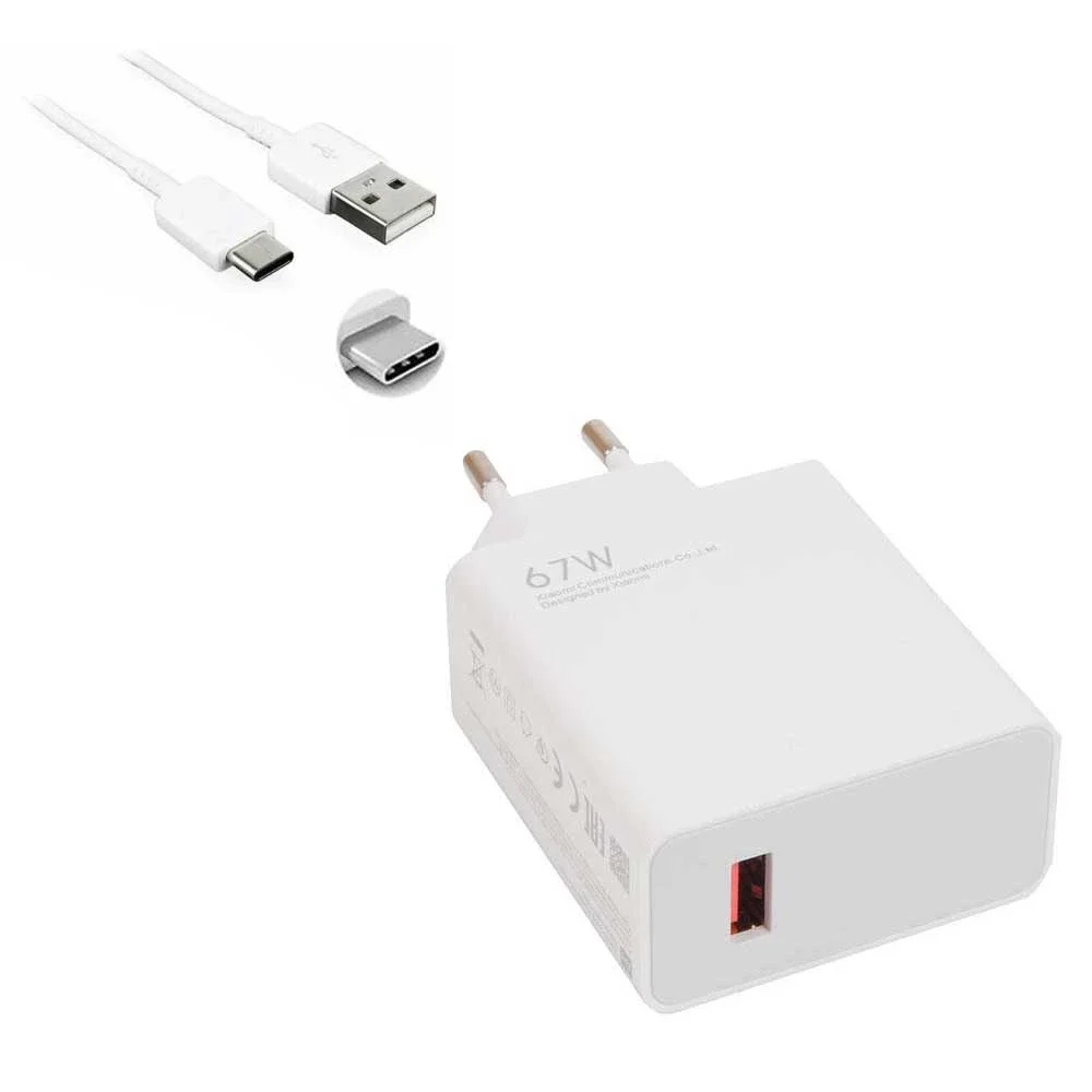 67W USB To Type-C Şarj Cihazı - Şarj Kablosu 67W USB To Type-C Şarj Cihazı - Şarj Kablosu
