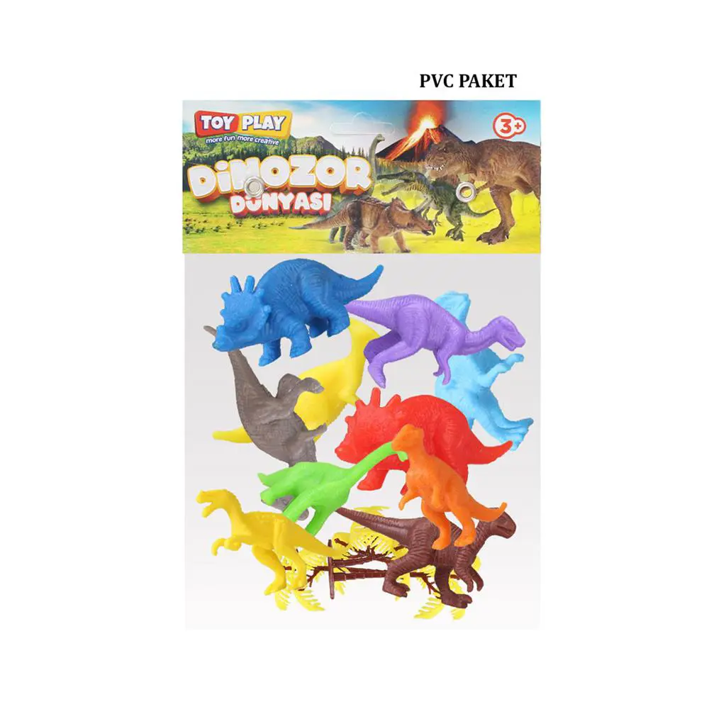 683 Toy Play 12 Parça Renkli Mini Dinozor Figür Seti 4-6 cm 683 Toy Play 12 Parça Renkli Mini Dinozor Figür Seti 4-6 cm