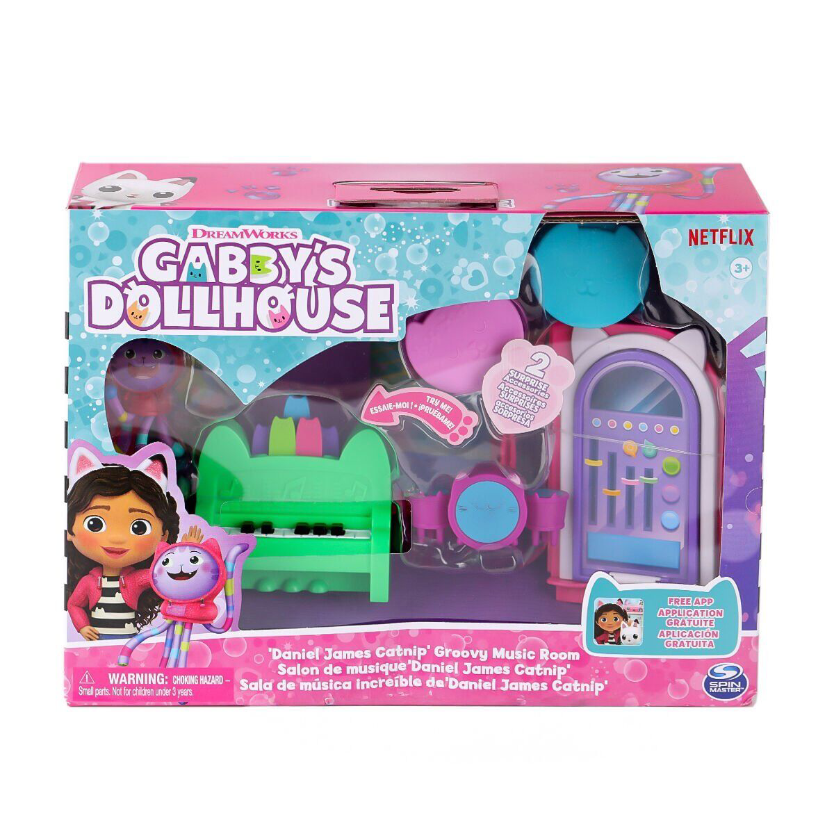 69300 Gabbys Dollhouse Baby Box Cat Craft-a-Riffic Room Gabby Ked