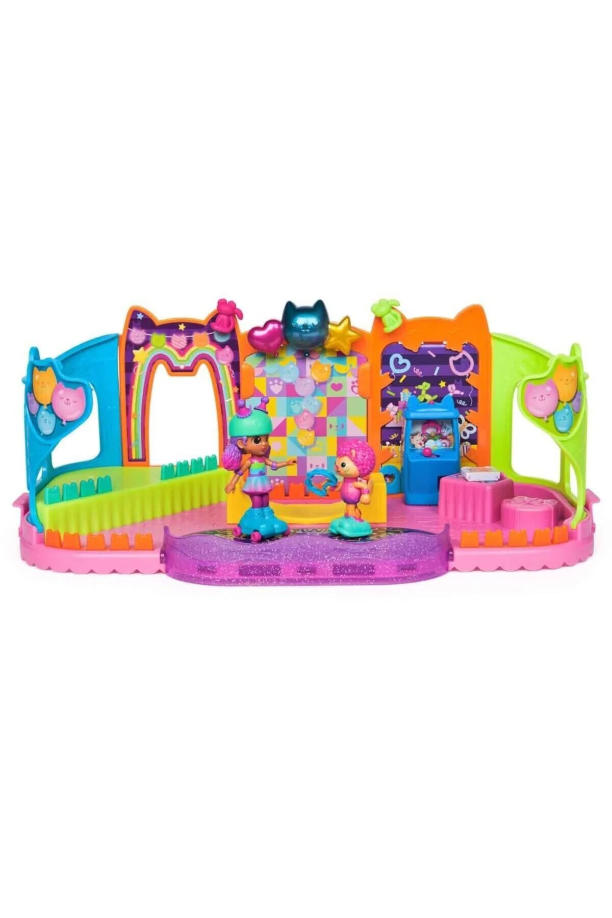69755 FİGÜR OYUN SET GABBY S DOLLHOUSE ÇATI KATI PATEN PARTİSİ