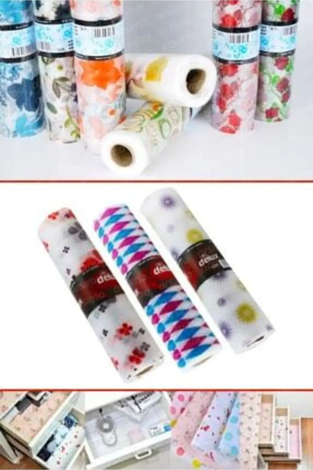 **(6adet)** Delux 45x4m Çok Amaçlı Raf Örtüsü Büyük Boy| Yılbaşı