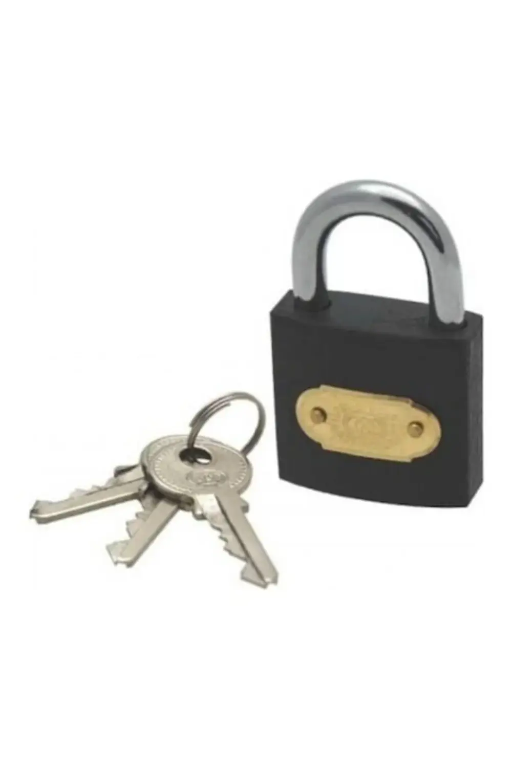 **(6adet)** Tudor Asma Kilit Gri Kısa 50mm| Yılbaşı