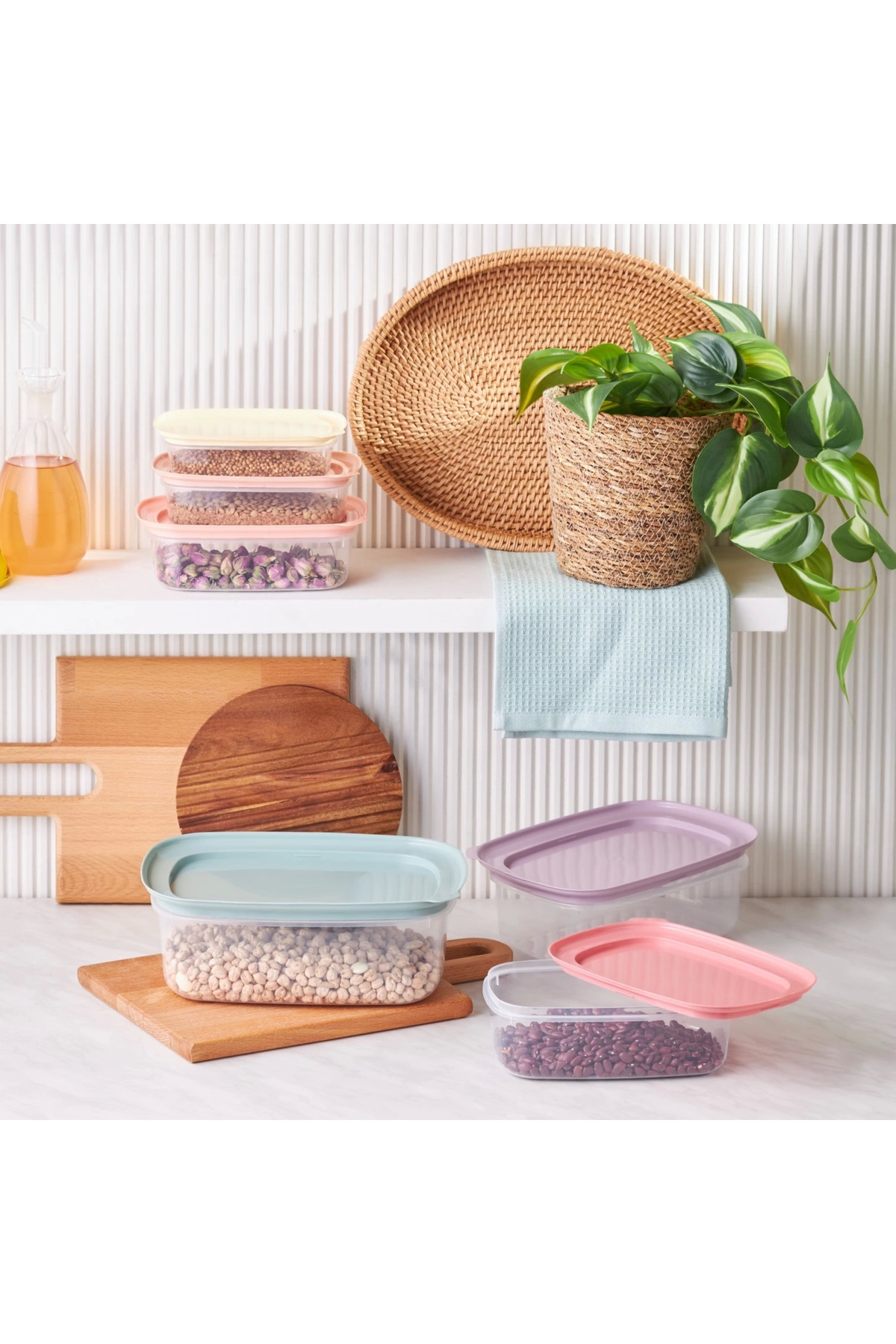 Çerçici 6&Amp;#39;Lı Saklama Kabı - Yer Kaplamaz