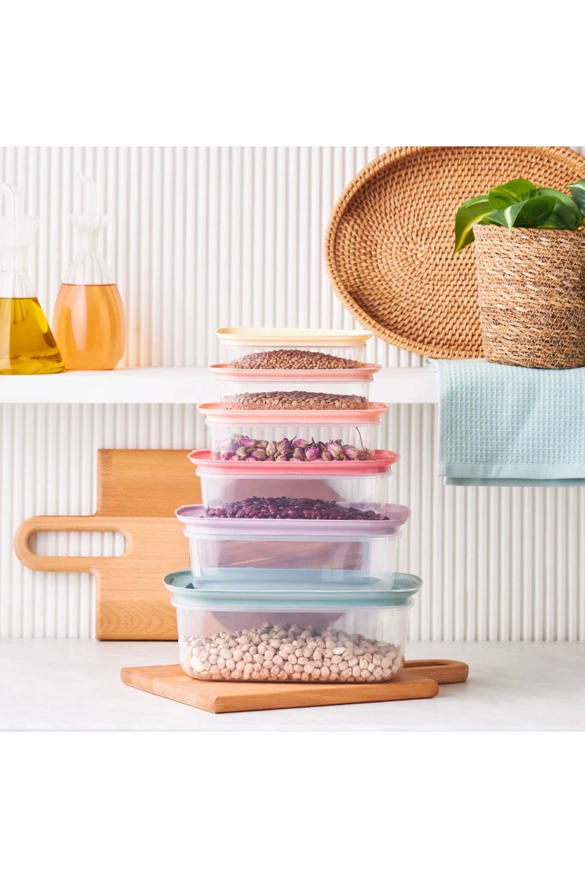 Çerçici 6&Amp;#39;Lı Saklama Kabı - Yer Kaplamaz