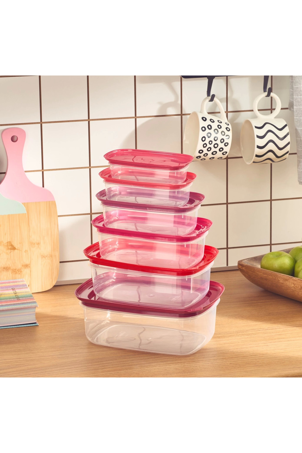 Çerçici 6&Amp;#39;Lı Saklama Kabı - Yer Kaplamaz