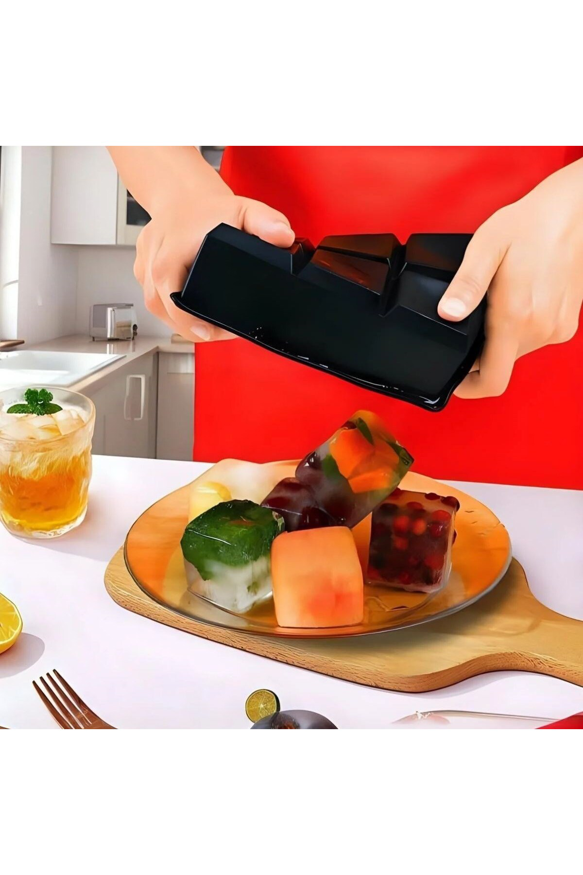 Ok Aksesuar 6&Apos;Li Xl Küp Şeklinde Silikon Kolay Çikabilen Buz Kalibi (506 Ok Aksesuar 6&Apos;Li Xl Küp Şeklinde Silikon Kolay Çikabilen Buz Kalibi (506