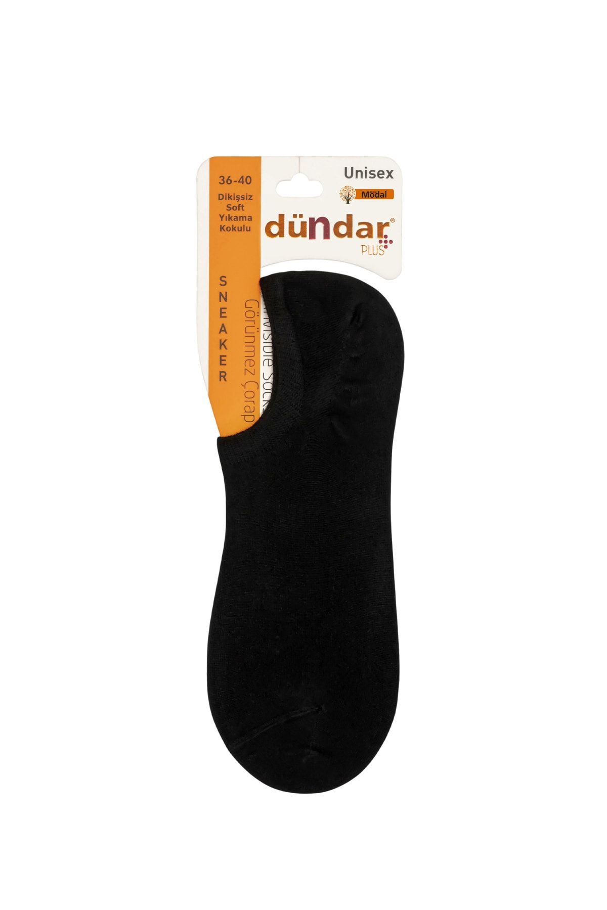 Dündar 6İli Plus Kadin Modal Sneaker Siyah
