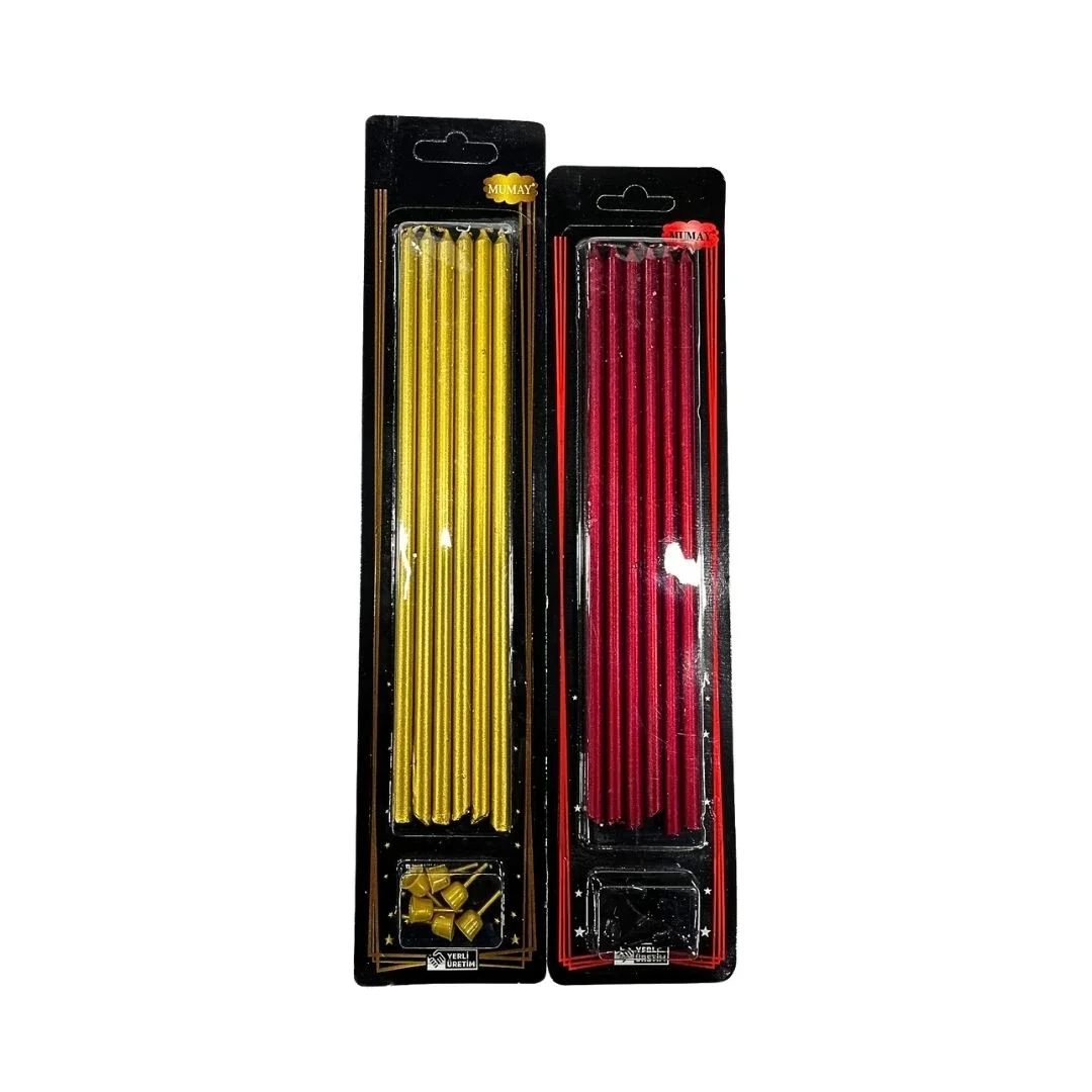 6'li 20 cm İnce Pasta Mumu Fiyatı, Yorumları ve Özellikleri