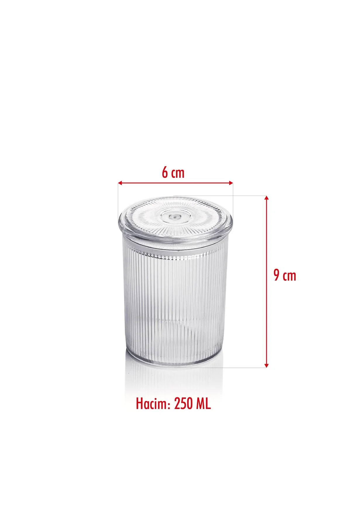 6'lı Barok Yuvarlak Baharat Kavanoz Seti & Saklama Kabı & Erzak Kabı (6*250 ML) - Görsel 5