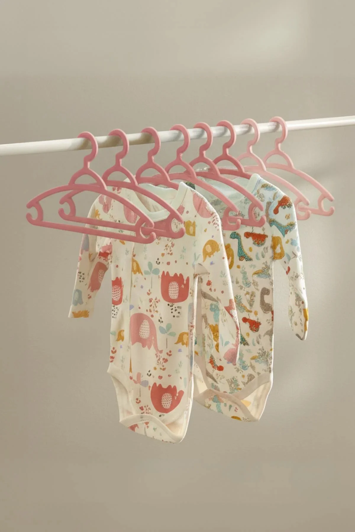 6’lı Bebek Askısı & Bebek Gardırop Askısı Pembe Set 6’lı Bebek Askısı & Bebek Gardırop Askısı Pembe Set