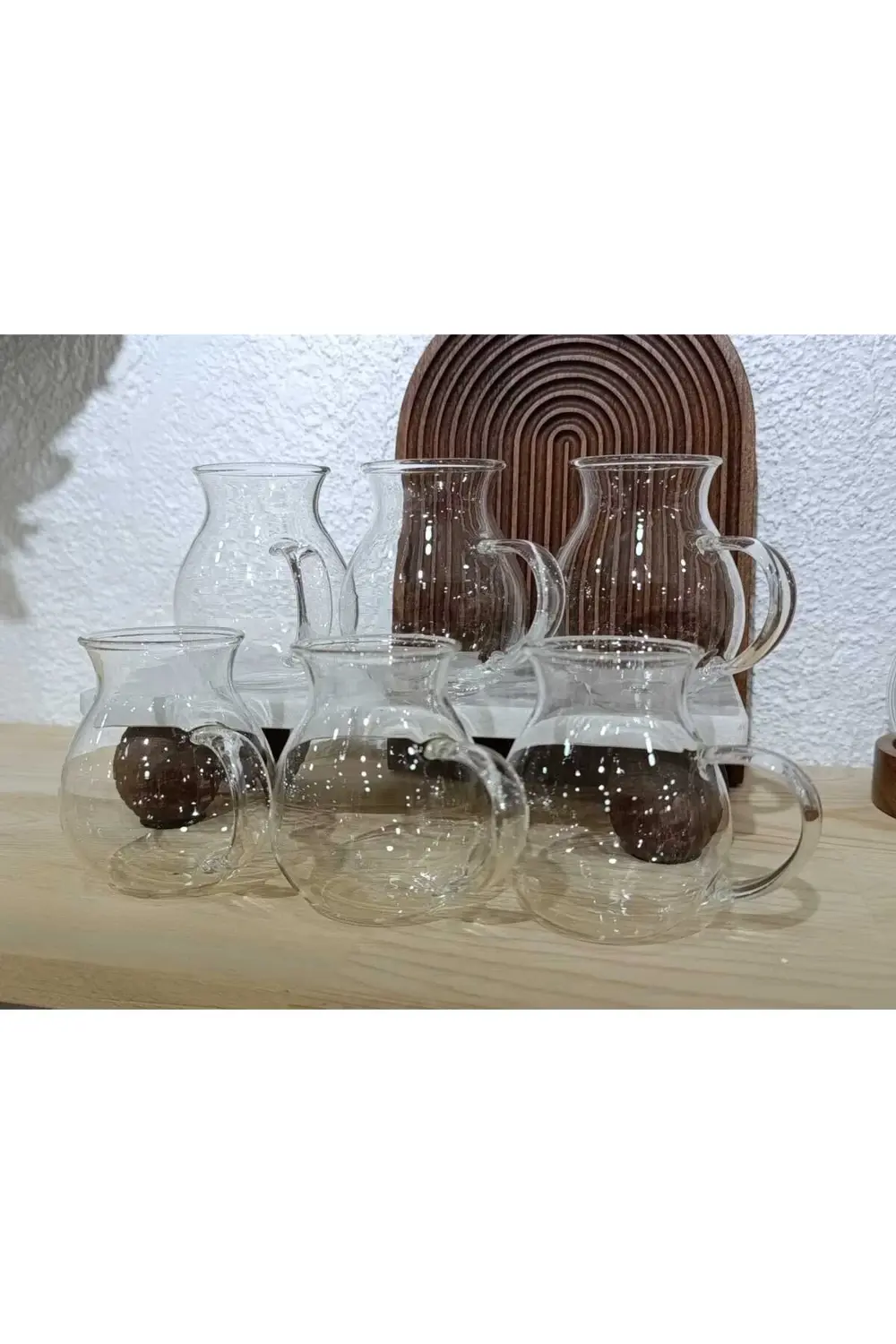 6LI BOROSİLİKAT CAM KEYFİ ALA BARDAK