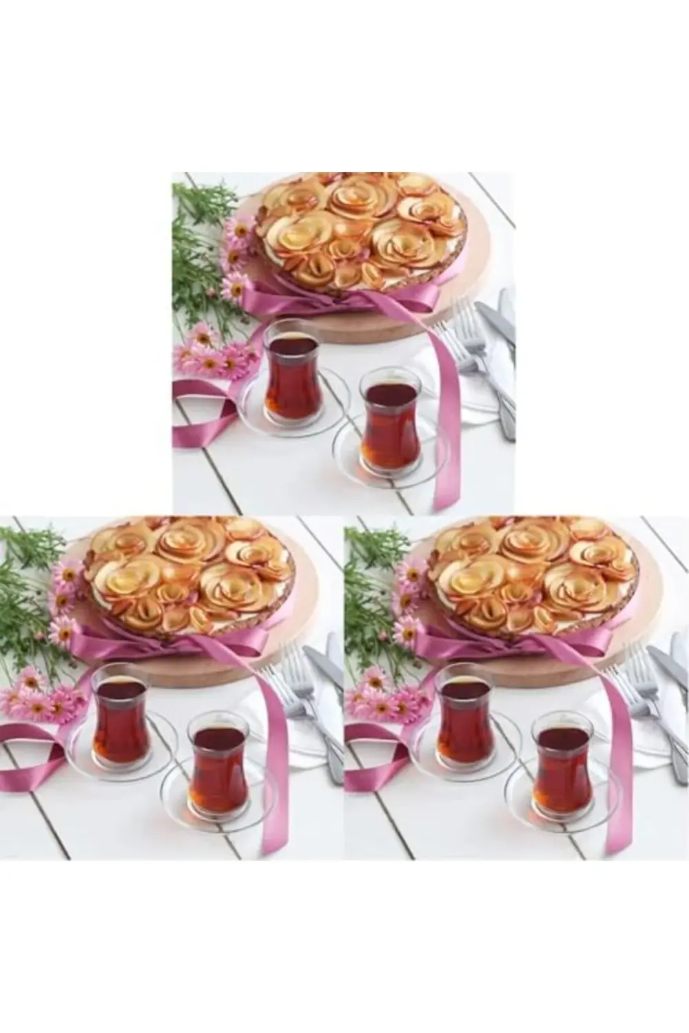 6'lı Çay Bardağı 3lü paket 395519