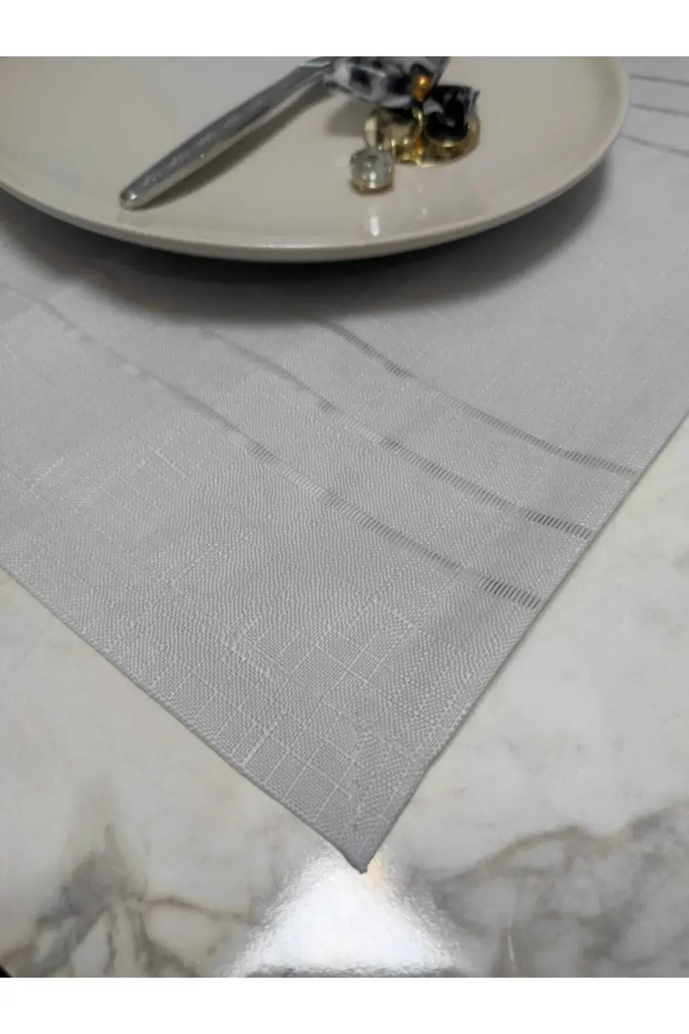 6'lı Colber Amerikan Servisi Gri