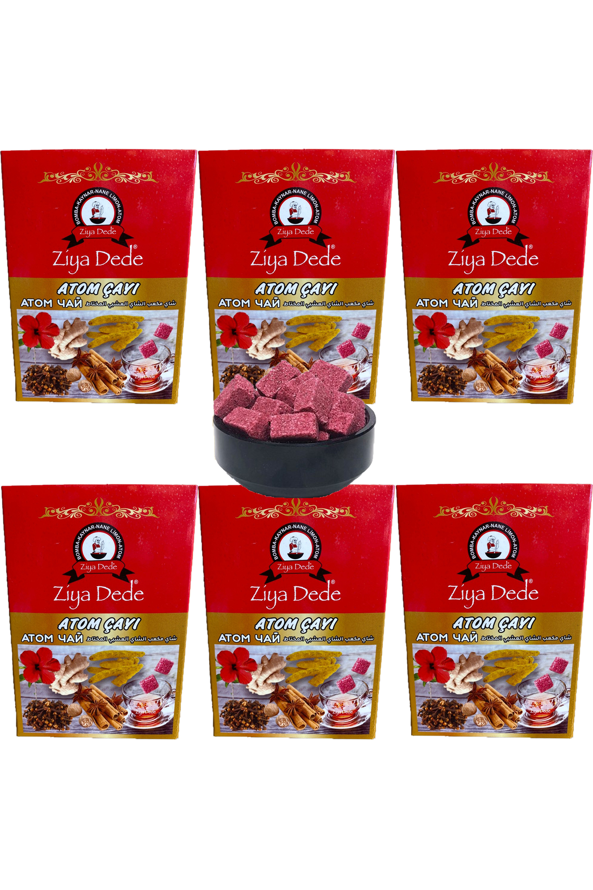 6'lı Ekonomik Paket Ziya Dede Atom Çayı 150 gr (6 Kutu)