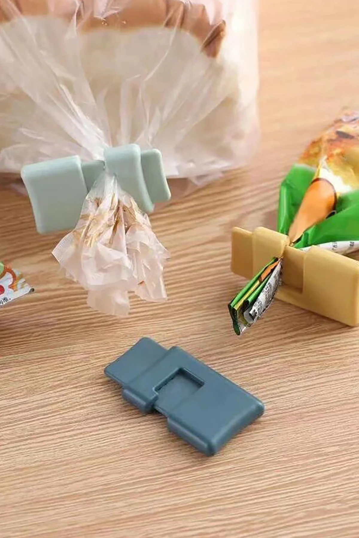 6lı Hava Sızdırmaz Poşet Torba Ambalaj Ve Paket Kıstırmalı Kapatm