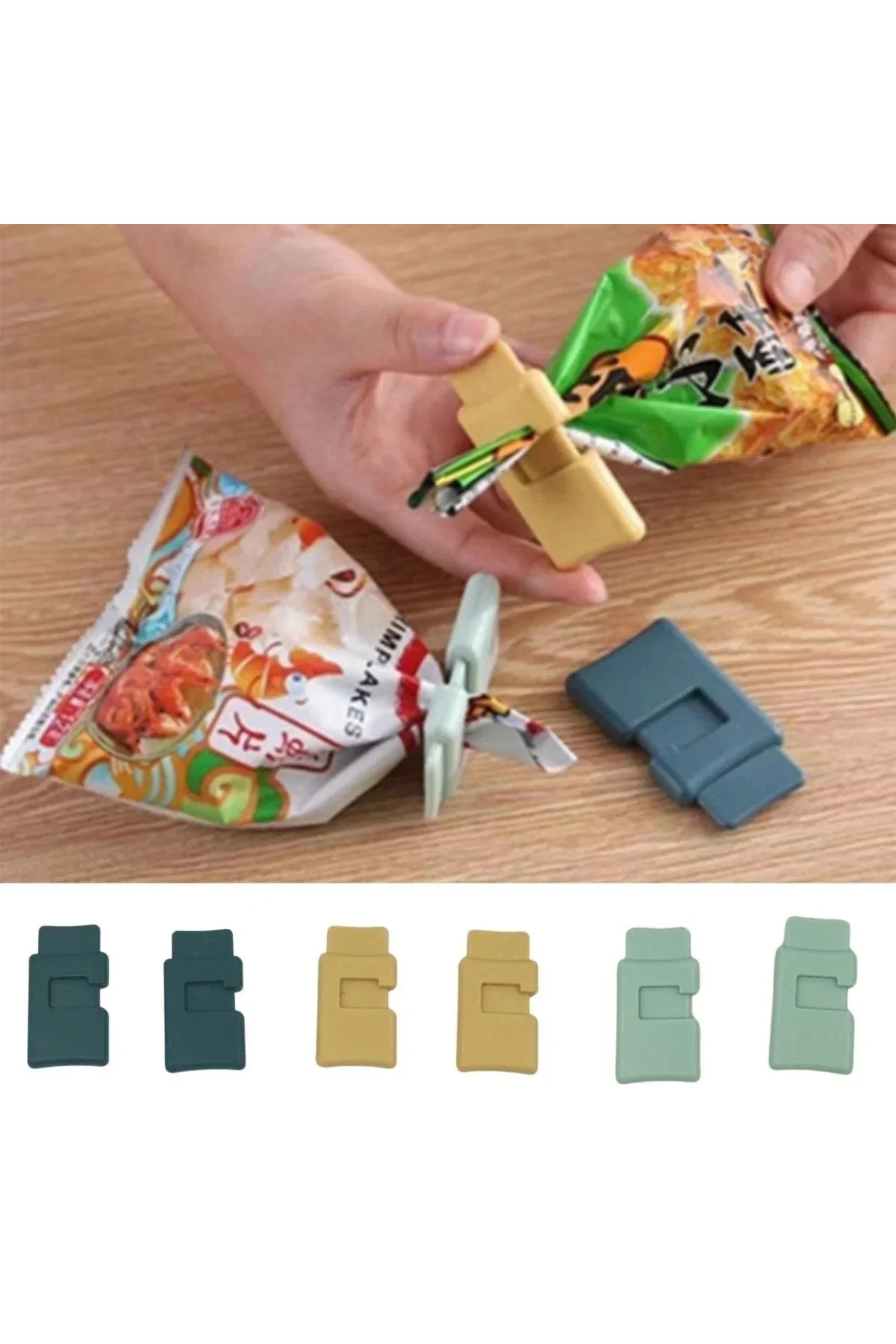 6lı Hava Sızdırmaz Poşet Torba Ambalaj Ve Paket Kıstırmalı Kapatma Klipsi 6lı Hava Sızdırmaz Poşet Torba Ambalaj Ve Paket Kıstırmalı Kapatma Klipsi