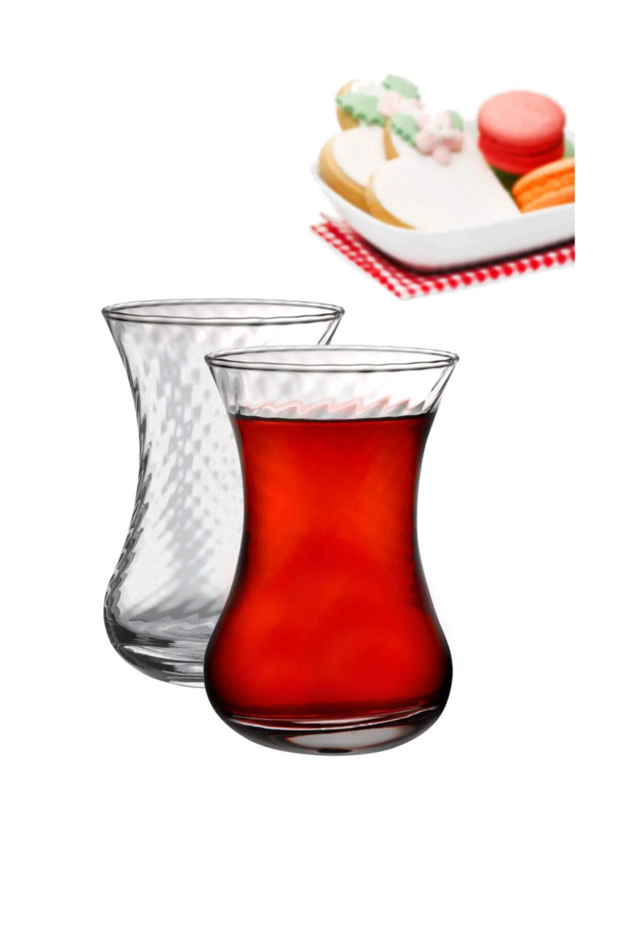6'lı Ince Belli Çay Bardağı 42781