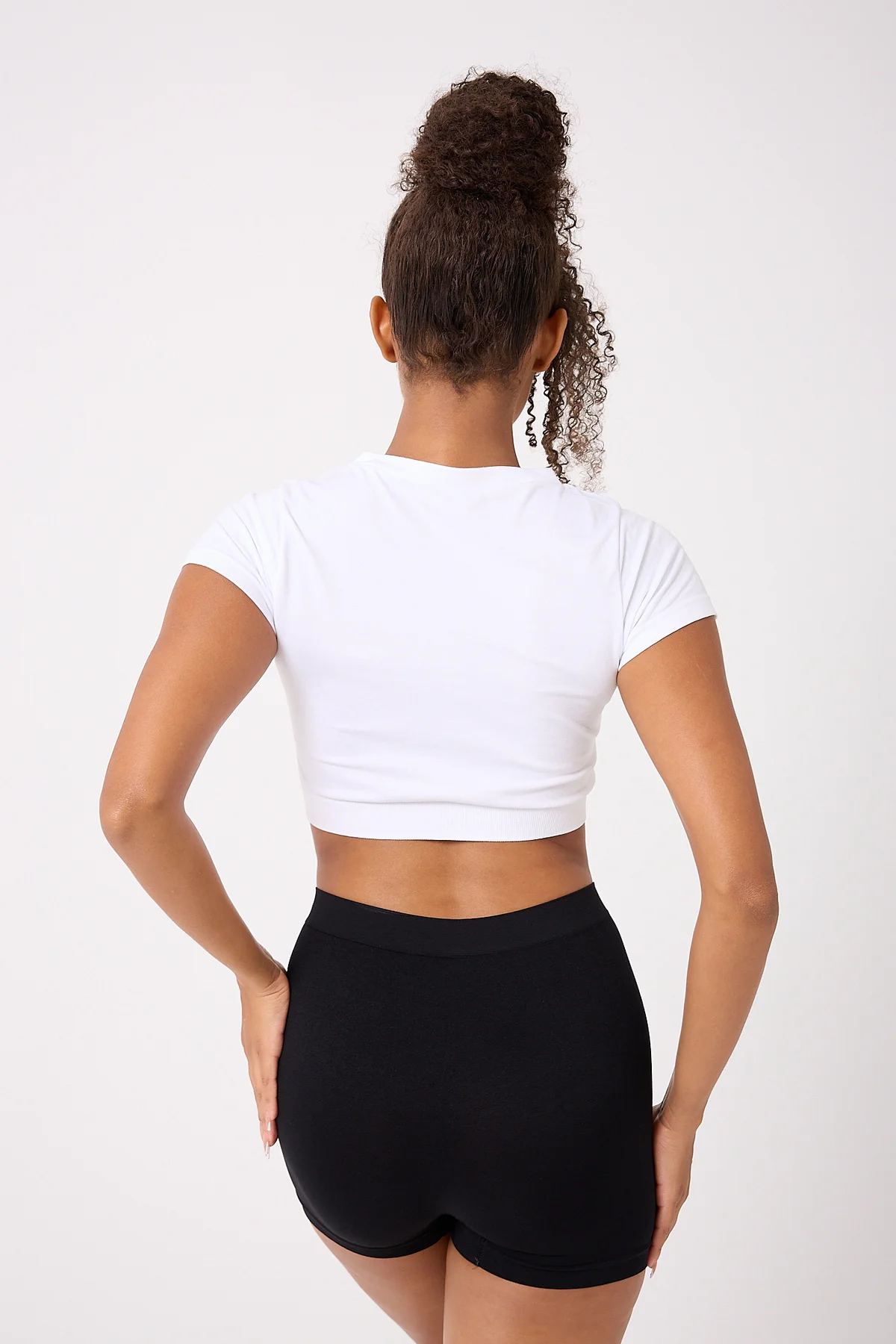 6'lı Kadın Dikişsiz Esnek Basic Boxer