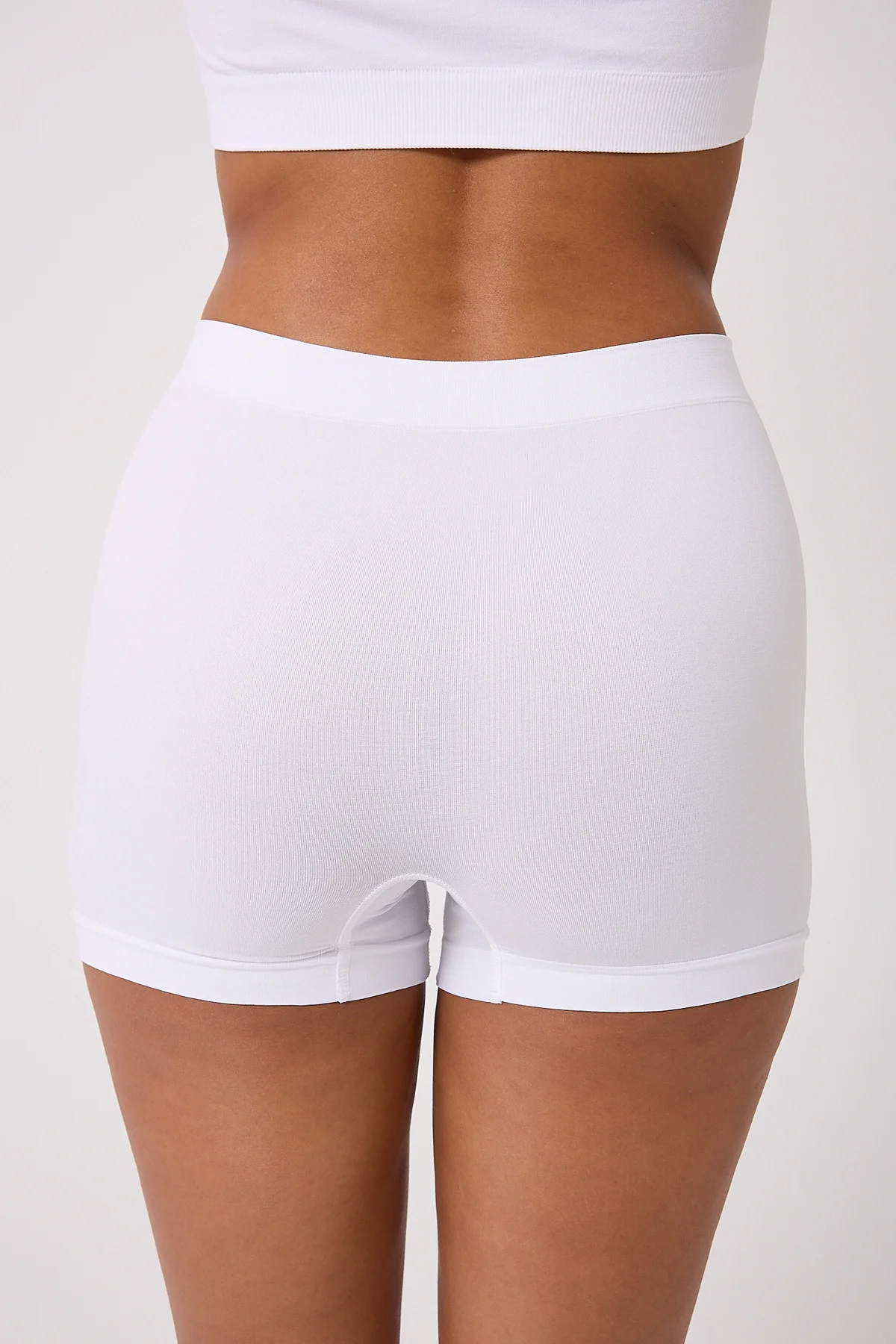 6'lı Kadın Dikişsiz Esnek Basic Boxer