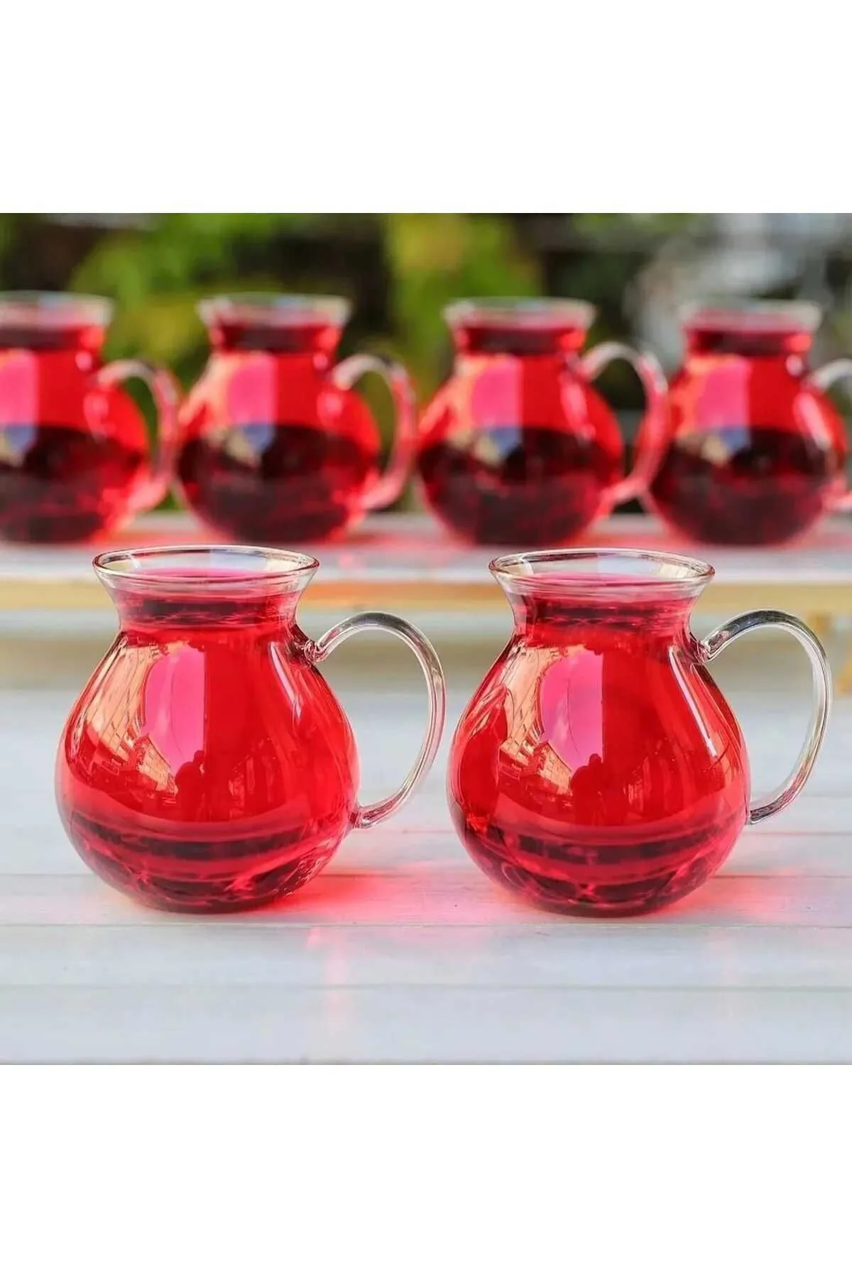 6'lı Keyfi Ala Borosilikat Cam Çay Bardağı 220ml (KEYFİ ALA ÇAY BARDAĞI)