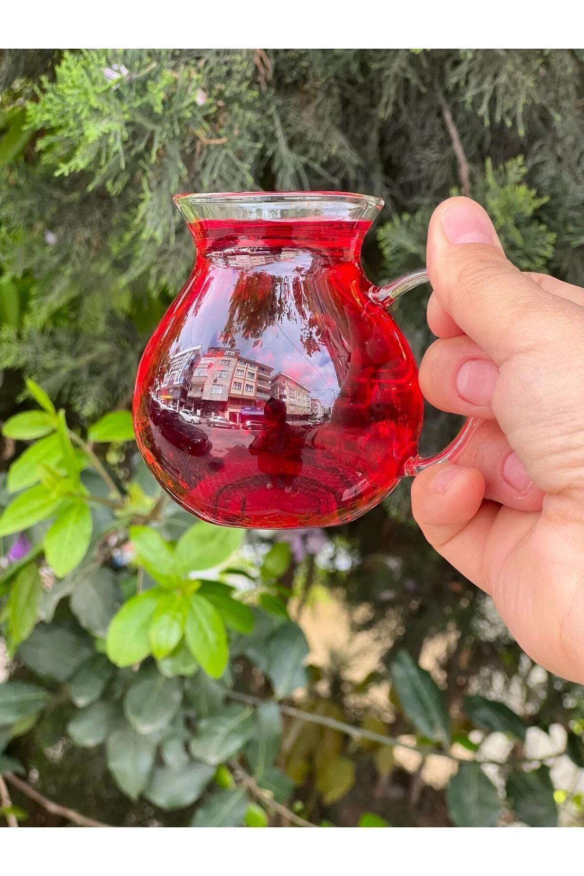 6lı Keyfi Ala Borosilikat Cam Çay Bardağı 220ml (KEYFİ ALA ÇAY BARDAĞI)