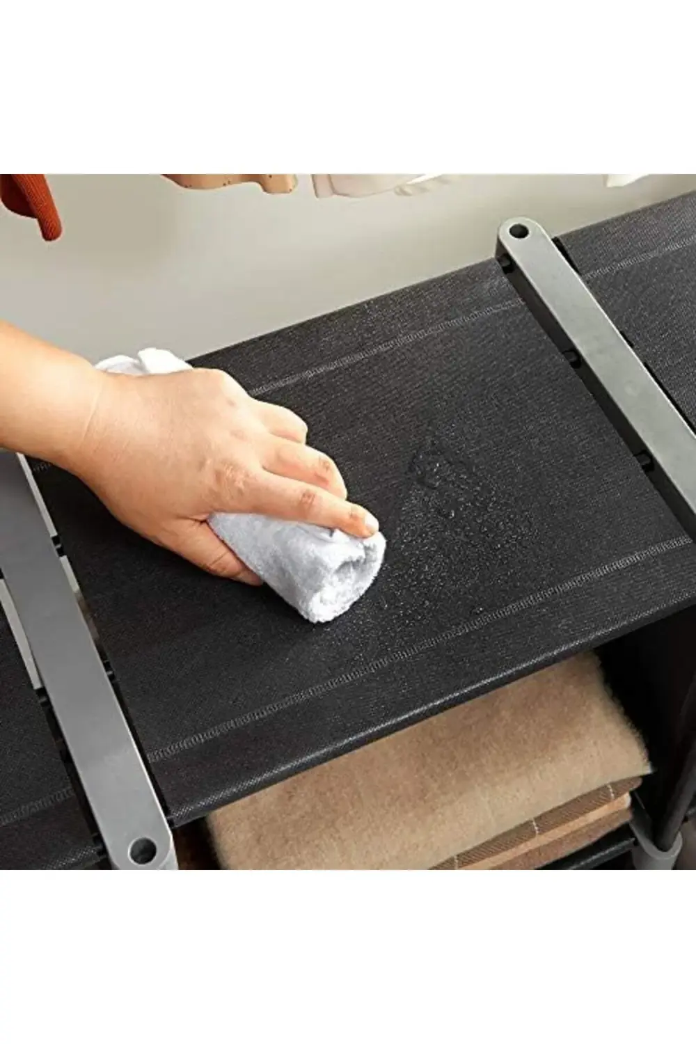 6'lı Küp Kitaplık, DIY, Oturma Odası için Organizatör, Siyah LSN6