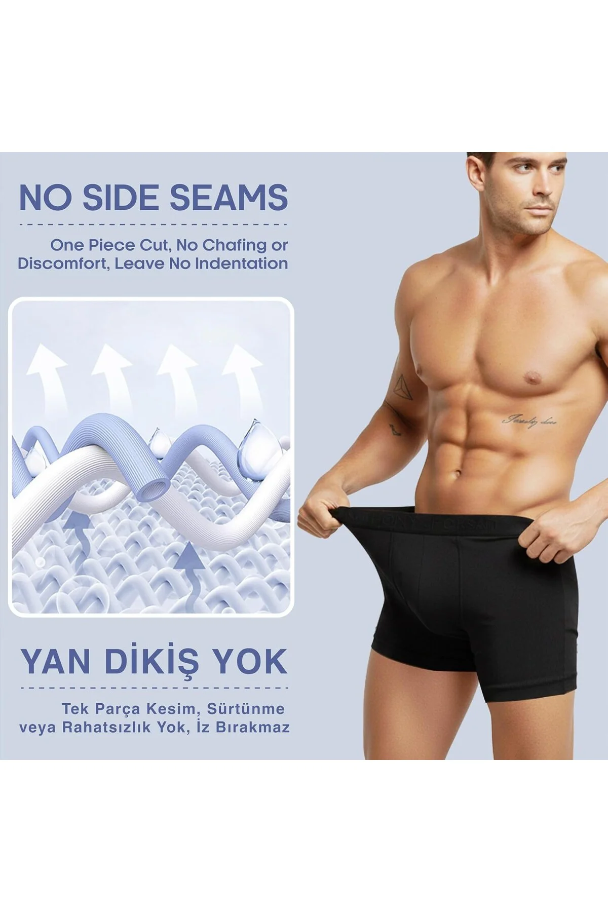 6'lı Kutu Premium Likralı Erkek Boxer