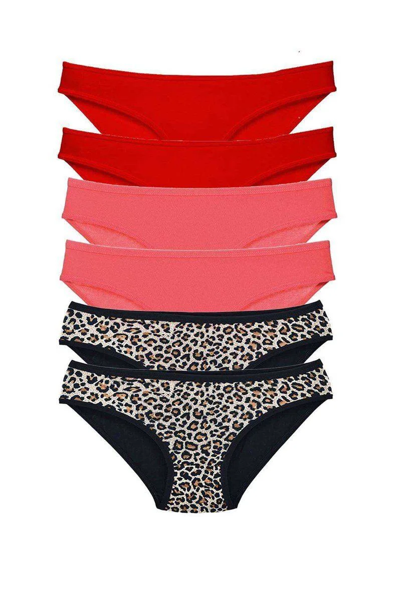 6'lı Leopar Slip Külot Seti – Likralı Pamuklu Kadın İç Çamaşırı Fiyatı, Yorumları ve Özellikleri