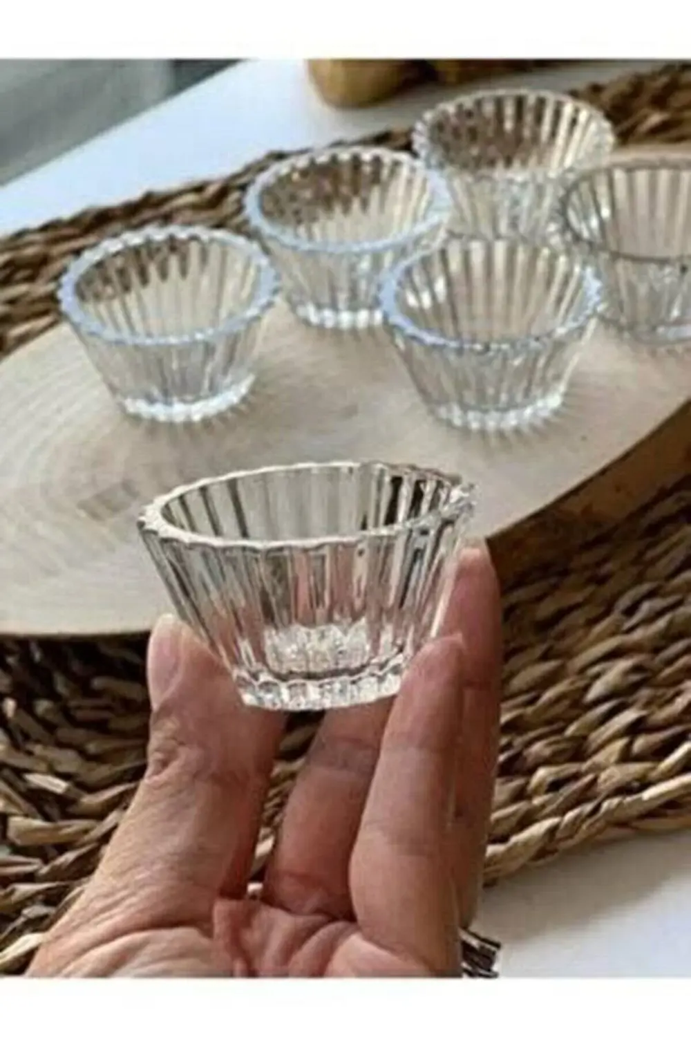 6'lı Mini Lokumluk Sunumluk/şekerlik/sosluk/reçellik