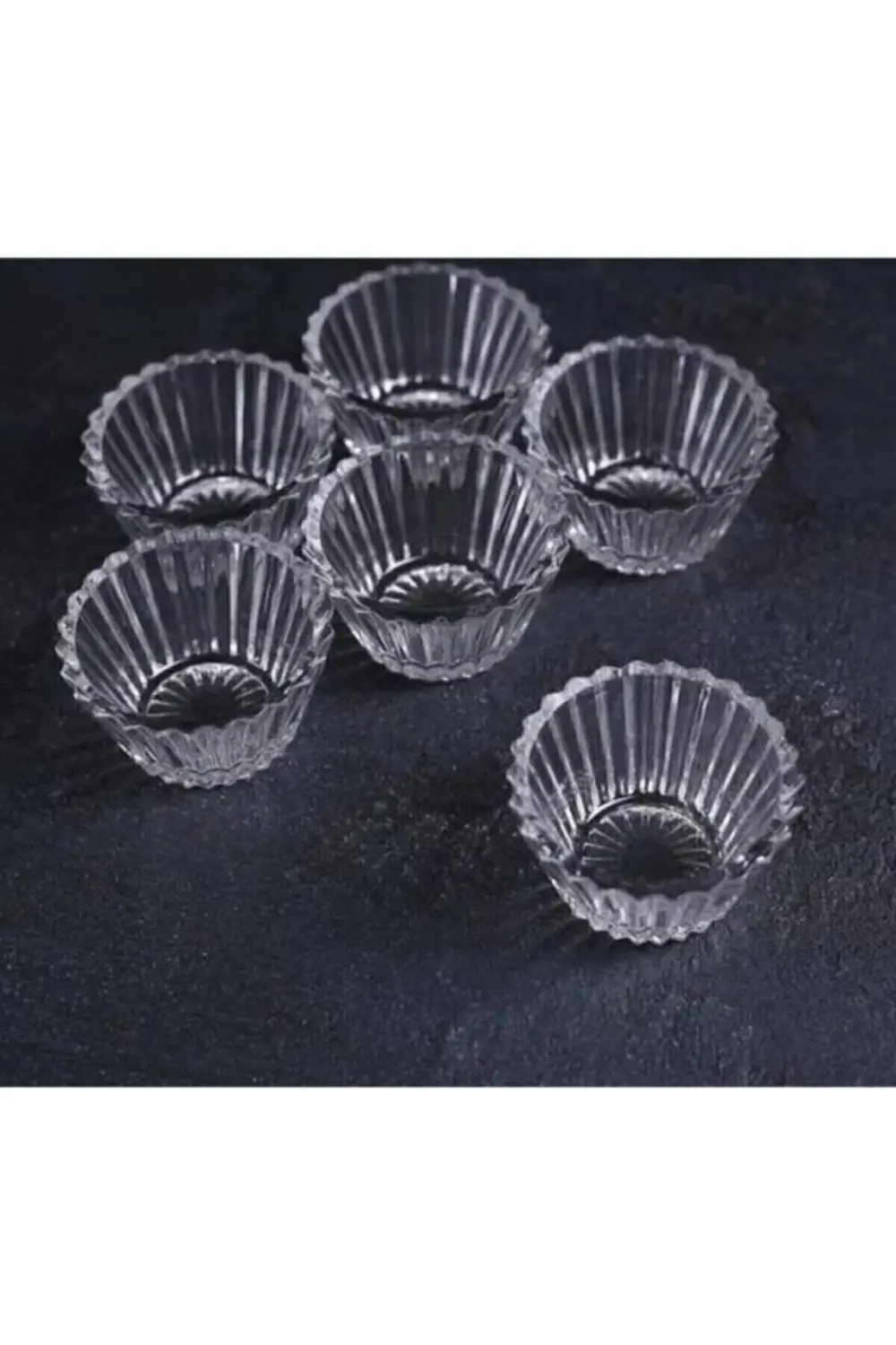 6'lı Mini Lokumluk Sunumluk/şekerlik/sosluk/reçellik